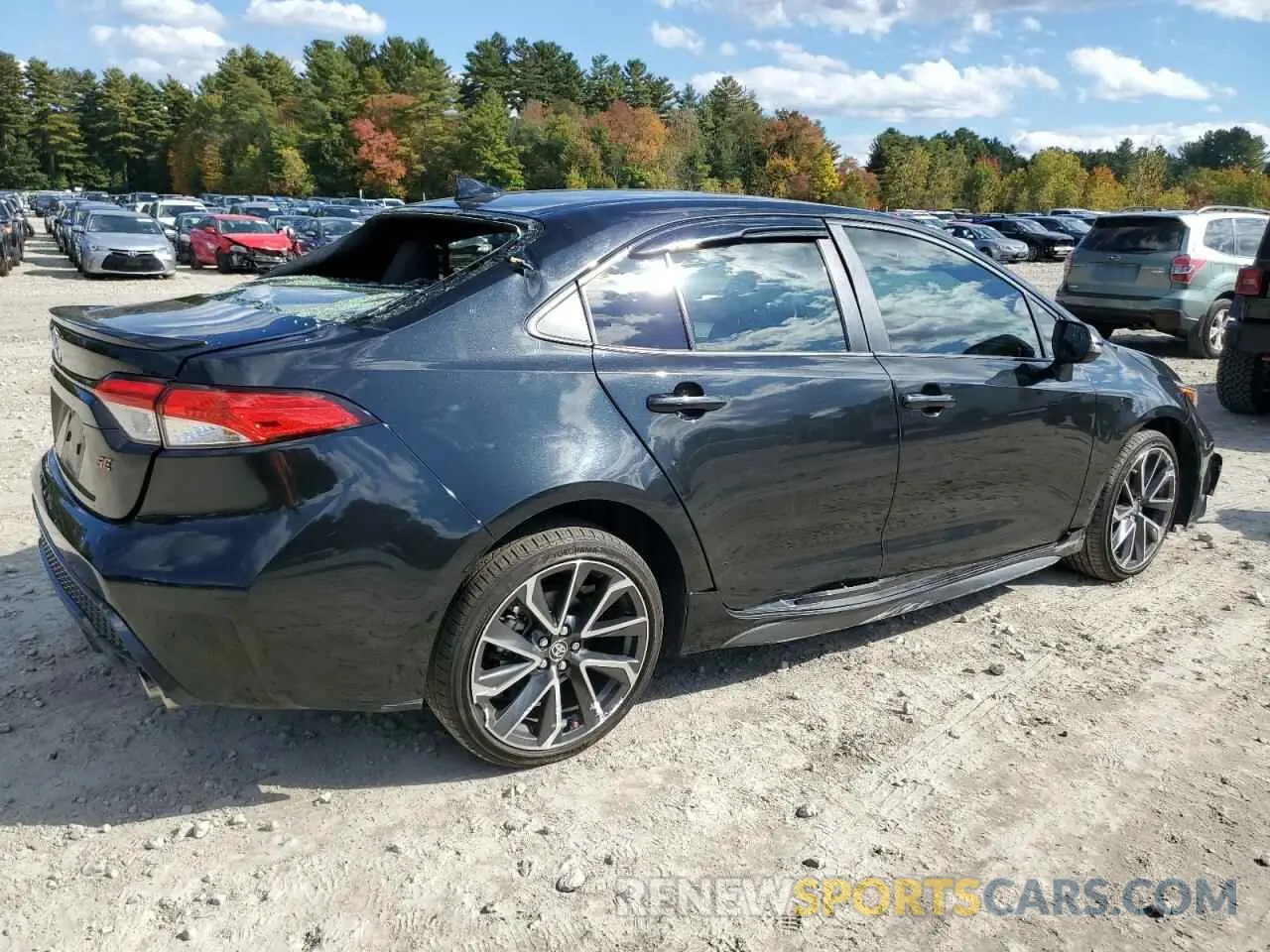 3 fotografías del automóvil dañado JTDS4MCE0NJ093244 TOYOTA COROLLA 2022