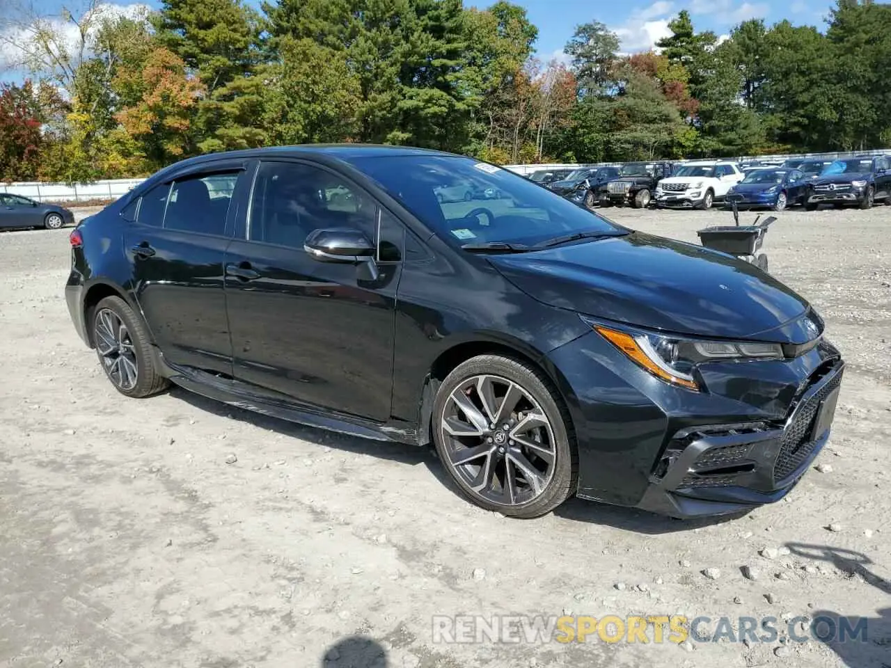 4 fotografías del automóvil dañado JTDS4MCE0NJ093244 TOYOTA COROLLA 2022