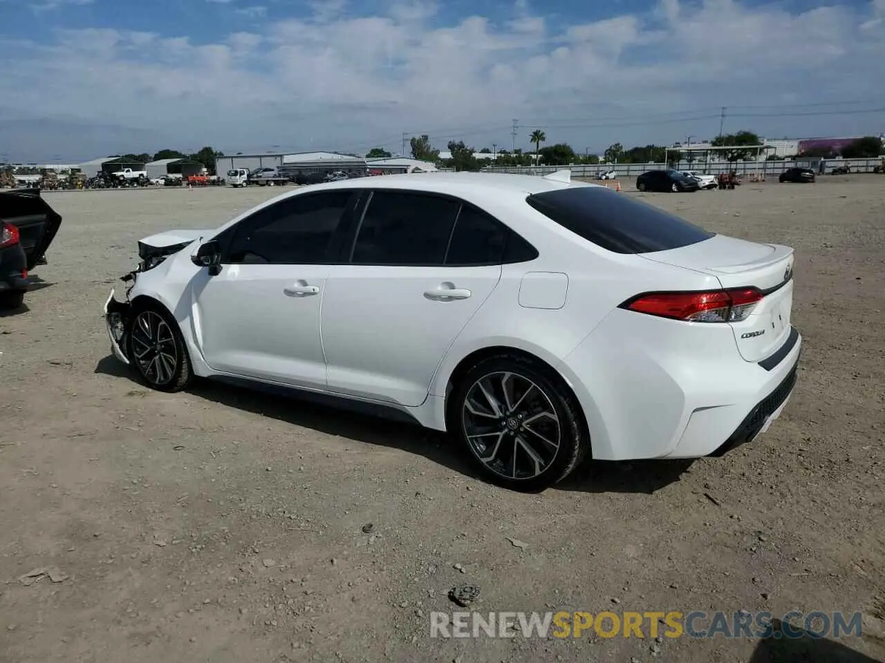 2 fotografías del automóvil dañado JTDS4MCE1N3502243 TOYOTA COROLLA 2022