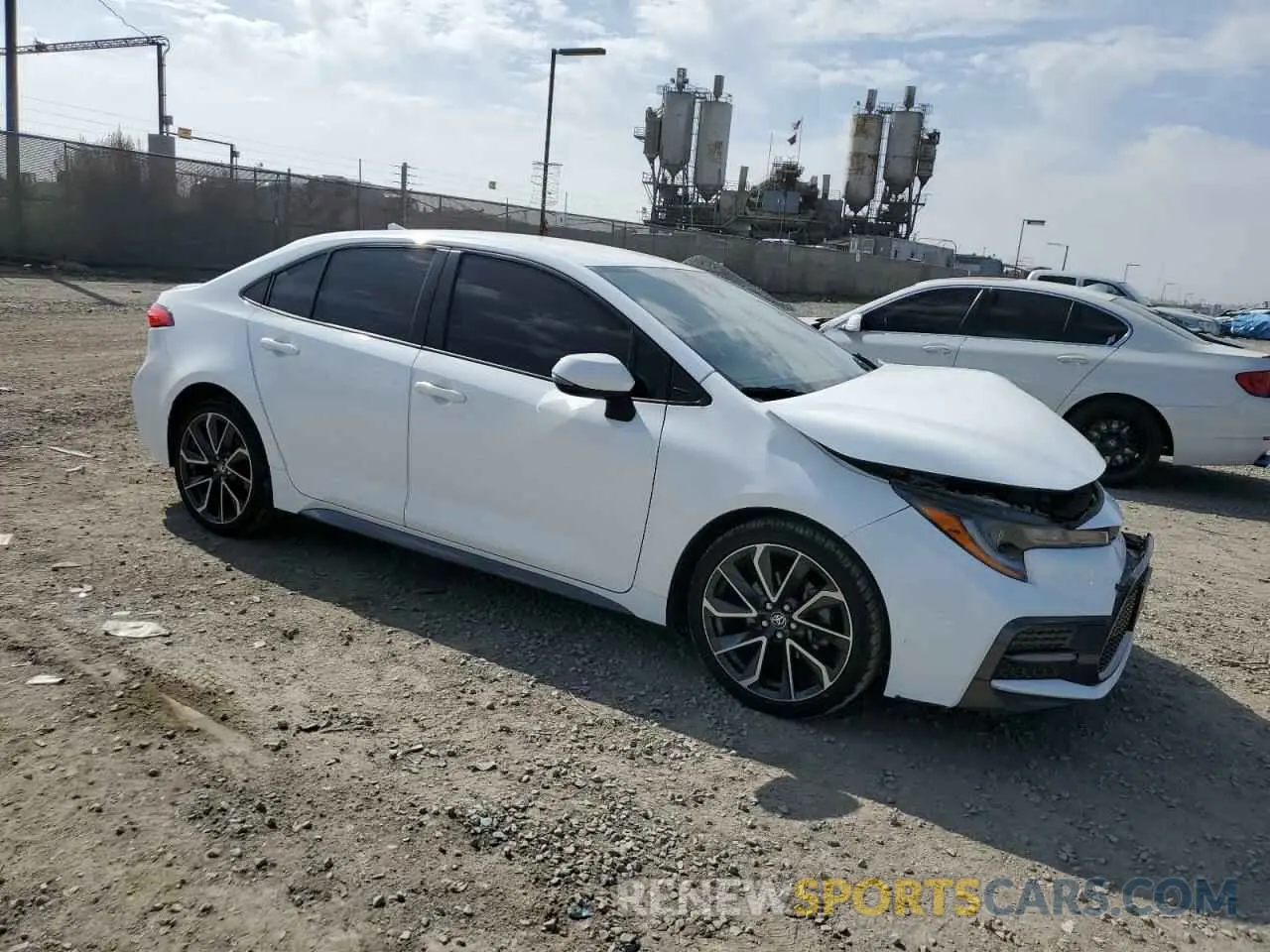 4 fotografías del automóvil dañado JTDS4MCE1N3502243 TOYOTA COROLLA 2022