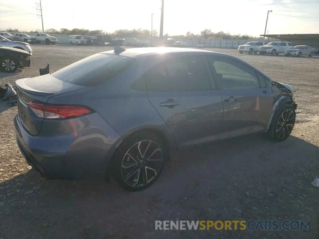 3 fotografías del automóvil dañado JTDS4MCE1N3506020 TOYOTA COROLLA 2022
