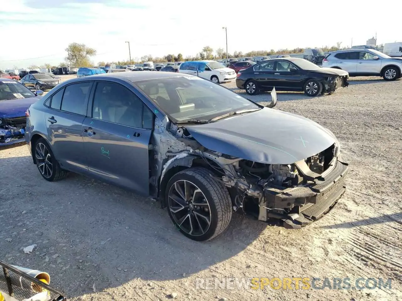 4 fotografías del automóvil dañado JTDS4MCE1N3506020 TOYOTA COROLLA 2022