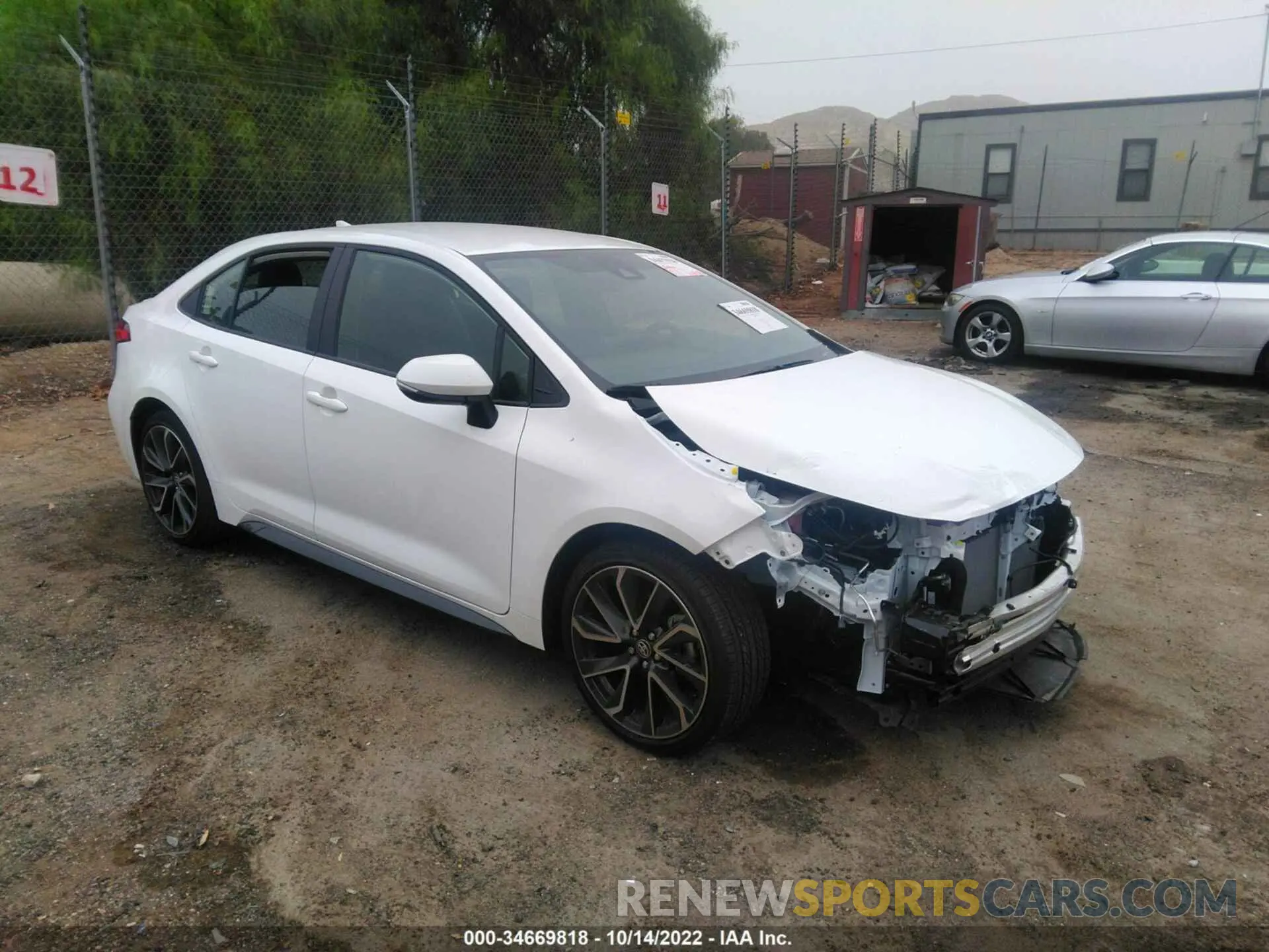 1 fotografías del automóvil dañado JTDS4MCE1N3512318 TOYOTA COROLLA 2022