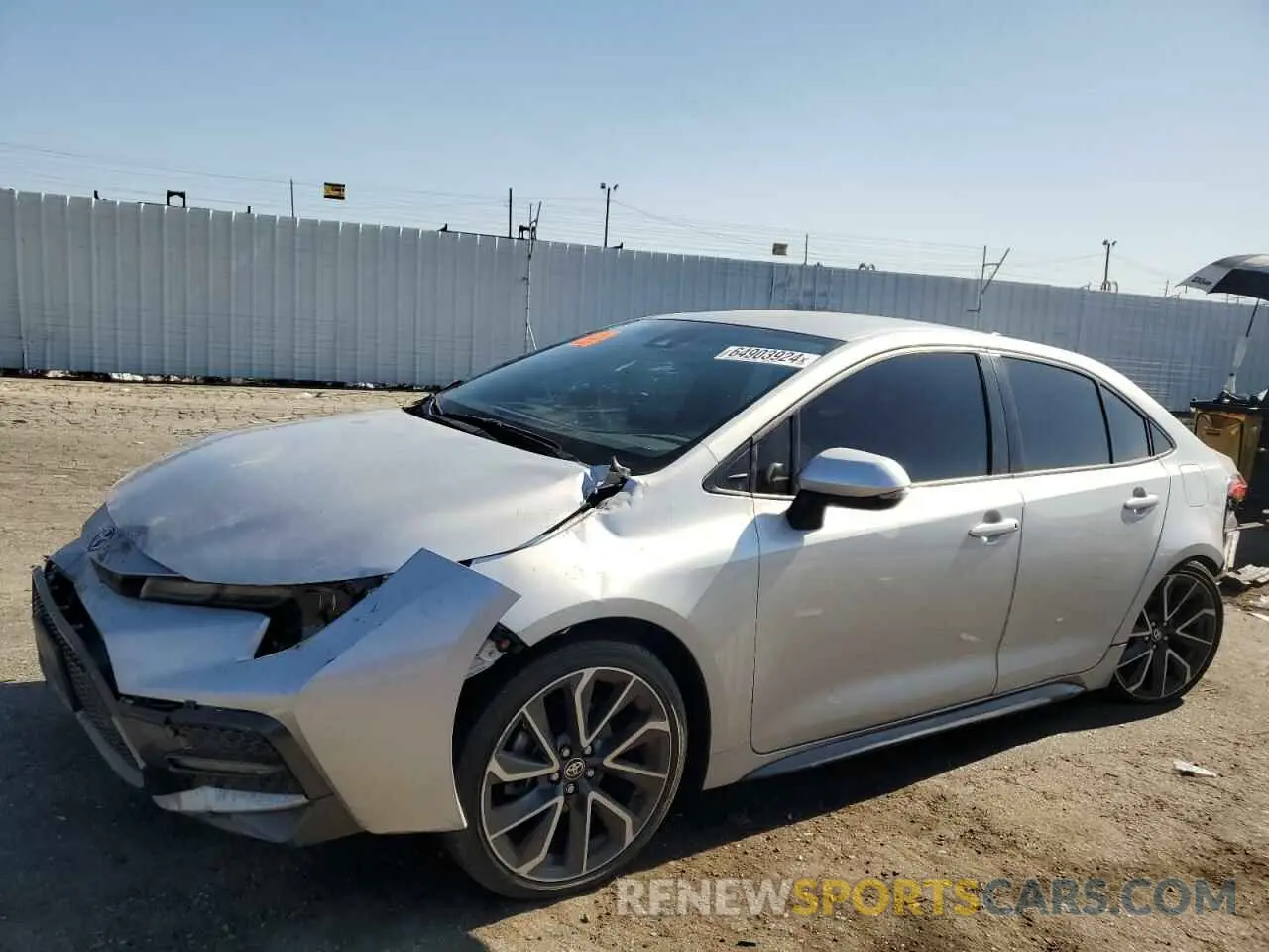 1 fotografías del automóvil dañado JTDS4MCE1NJ091230 TOYOTA COROLLA 2022