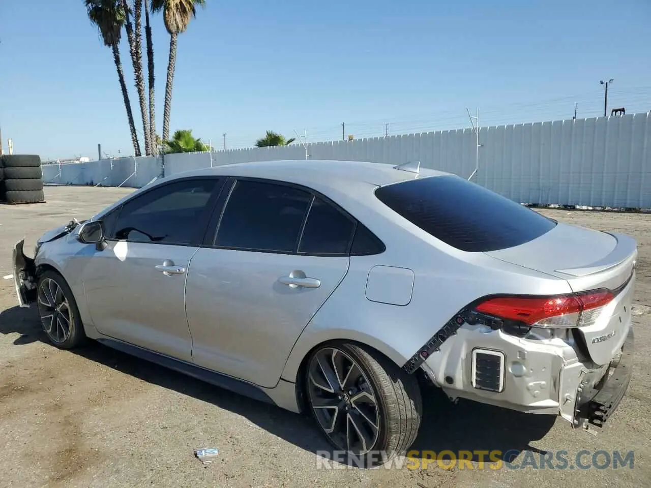 2 fotografías del automóvil dañado JTDS4MCE1NJ091230 TOYOTA COROLLA 2022