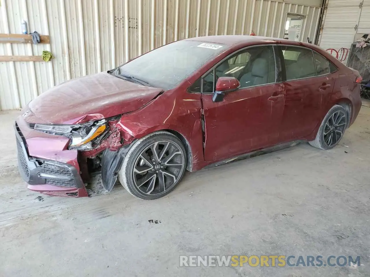 1 fotografías del automóvil dañado JTDS4MCE1NJ092927 TOYOTA COROLLA 2022