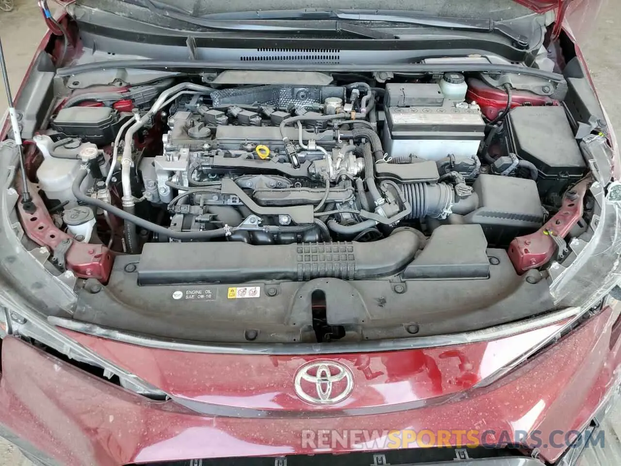 11 fotografías del automóvil dañado JTDS4MCE1NJ092927 TOYOTA COROLLA 2022