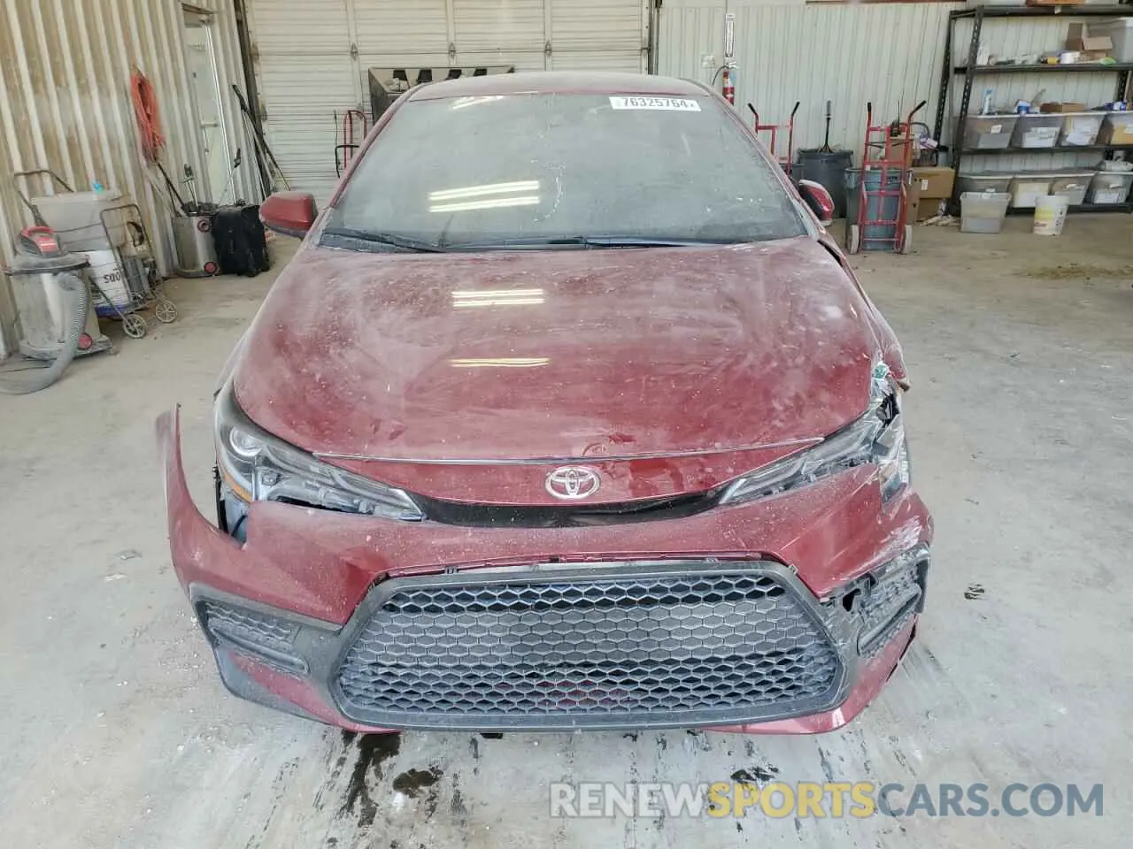 5 fotografías del automóvil dañado JTDS4MCE1NJ092927 TOYOTA COROLLA 2022