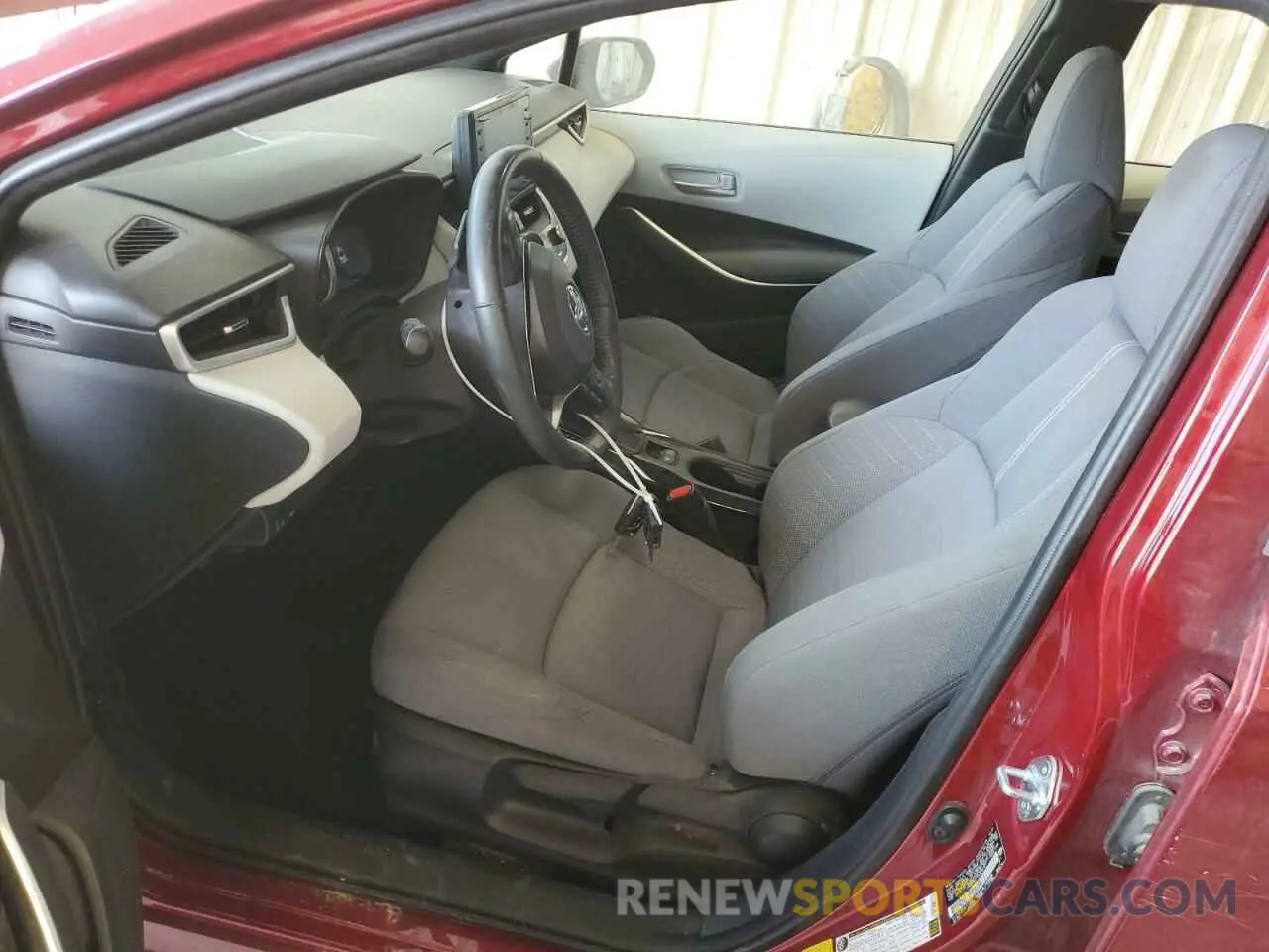7 fotografías del automóvil dañado JTDS4MCE1NJ092927 TOYOTA COROLLA 2022