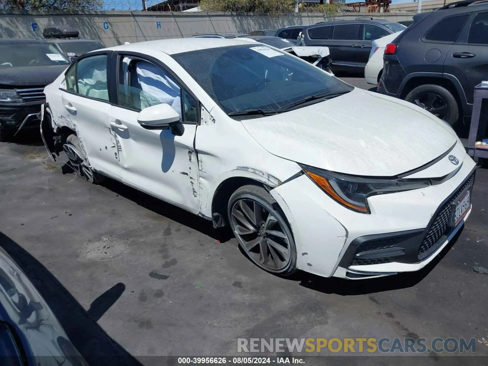 1 fotografías del automóvil dañado JTDS4MCE2N3502039 TOYOTA COROLLA 2022