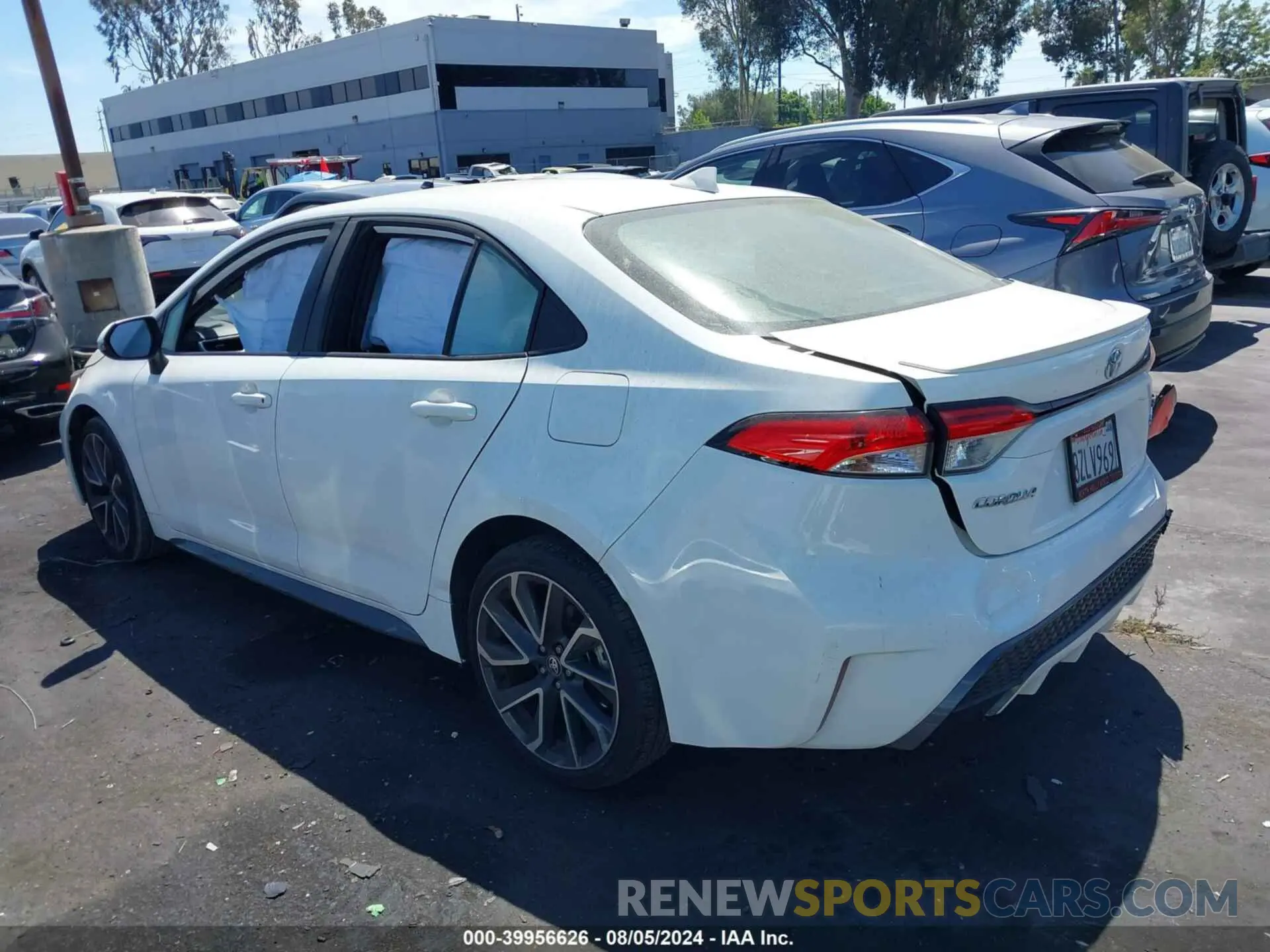 3 fotografías del automóvil dañado JTDS4MCE2N3502039 TOYOTA COROLLA 2022