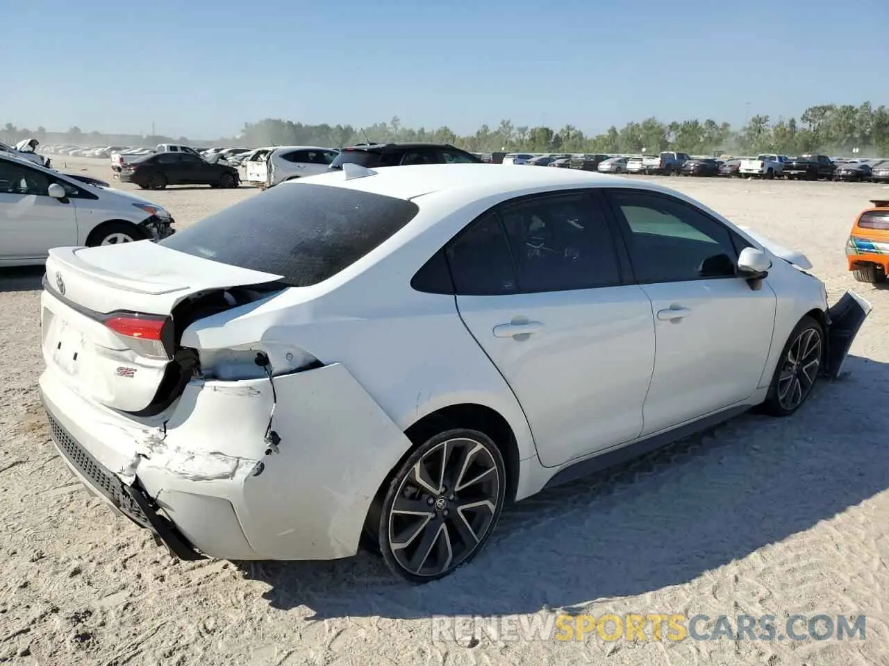 3 fotografías del automóvil dañado JTDS4MCE2N3509119 TOYOTA COROLLA 2022