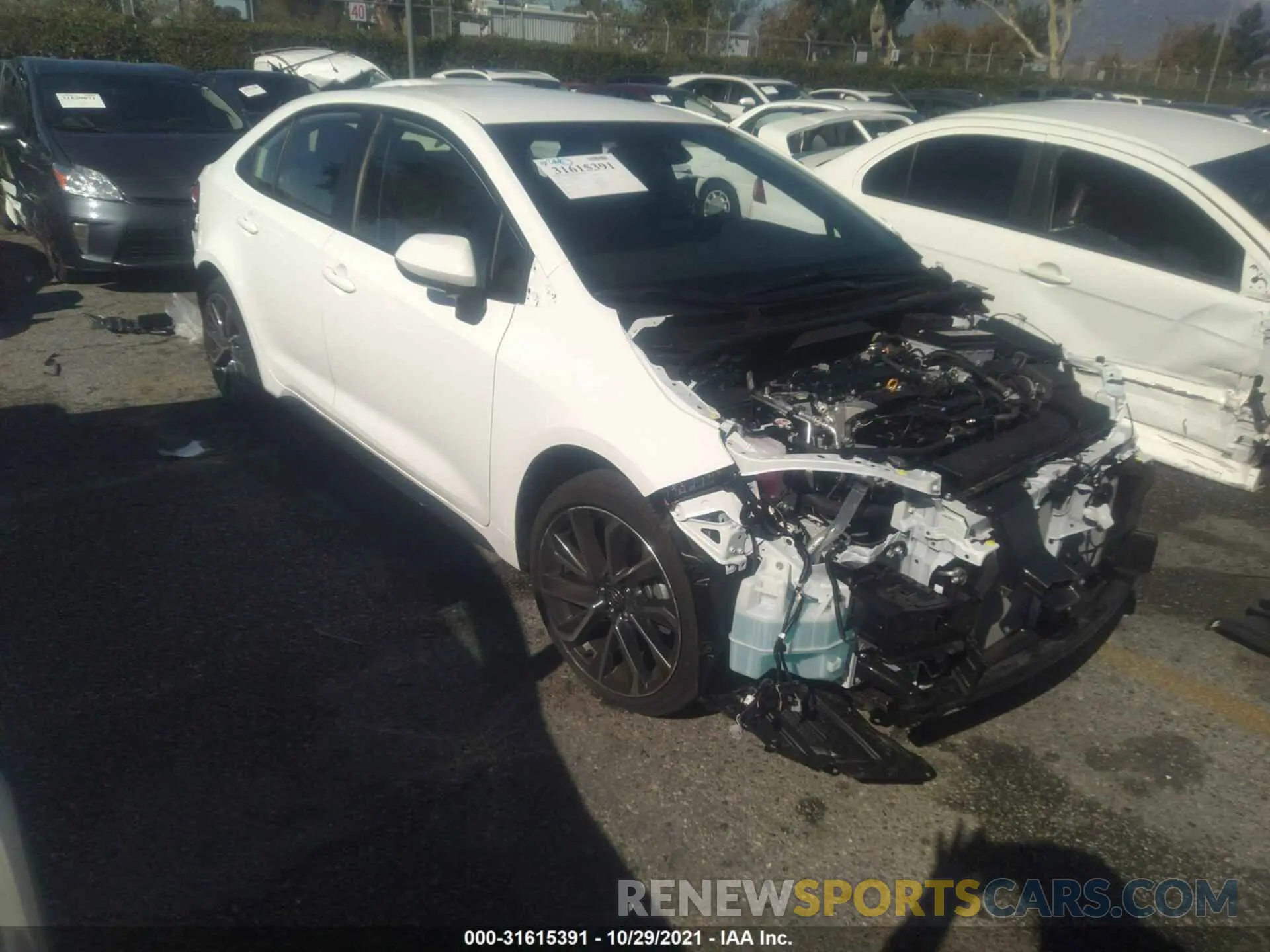 1 fotografías del automóvil dañado JTDS4MCE2NJ086070 TOYOTA COROLLA 2022