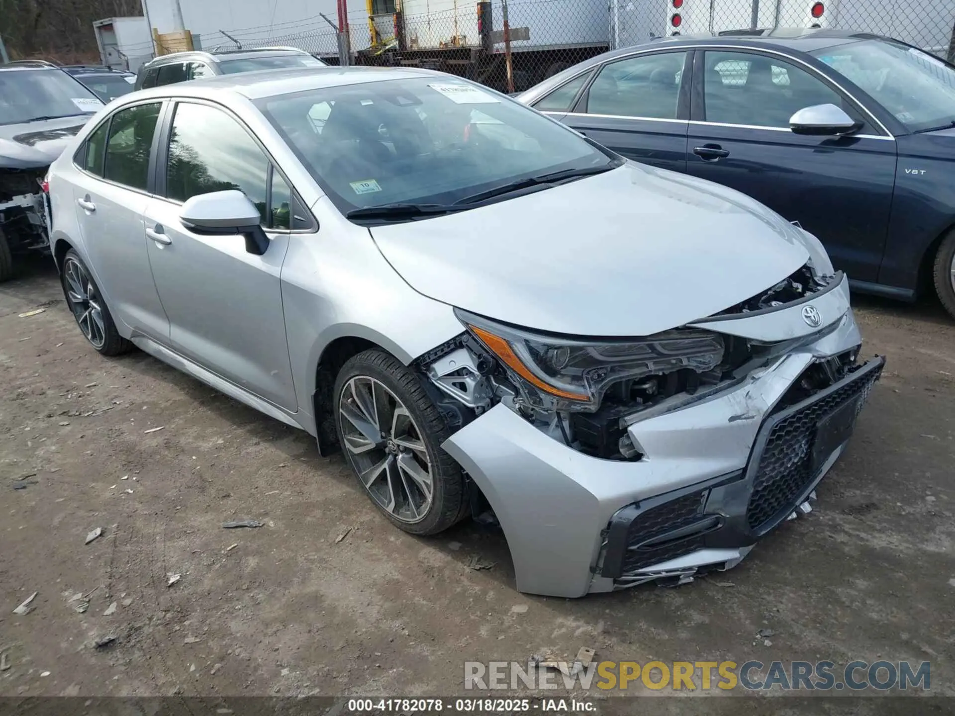 1 fotografías del automóvil dañado JTDS4MCE2NJ087509 TOYOTA COROLLA 2022