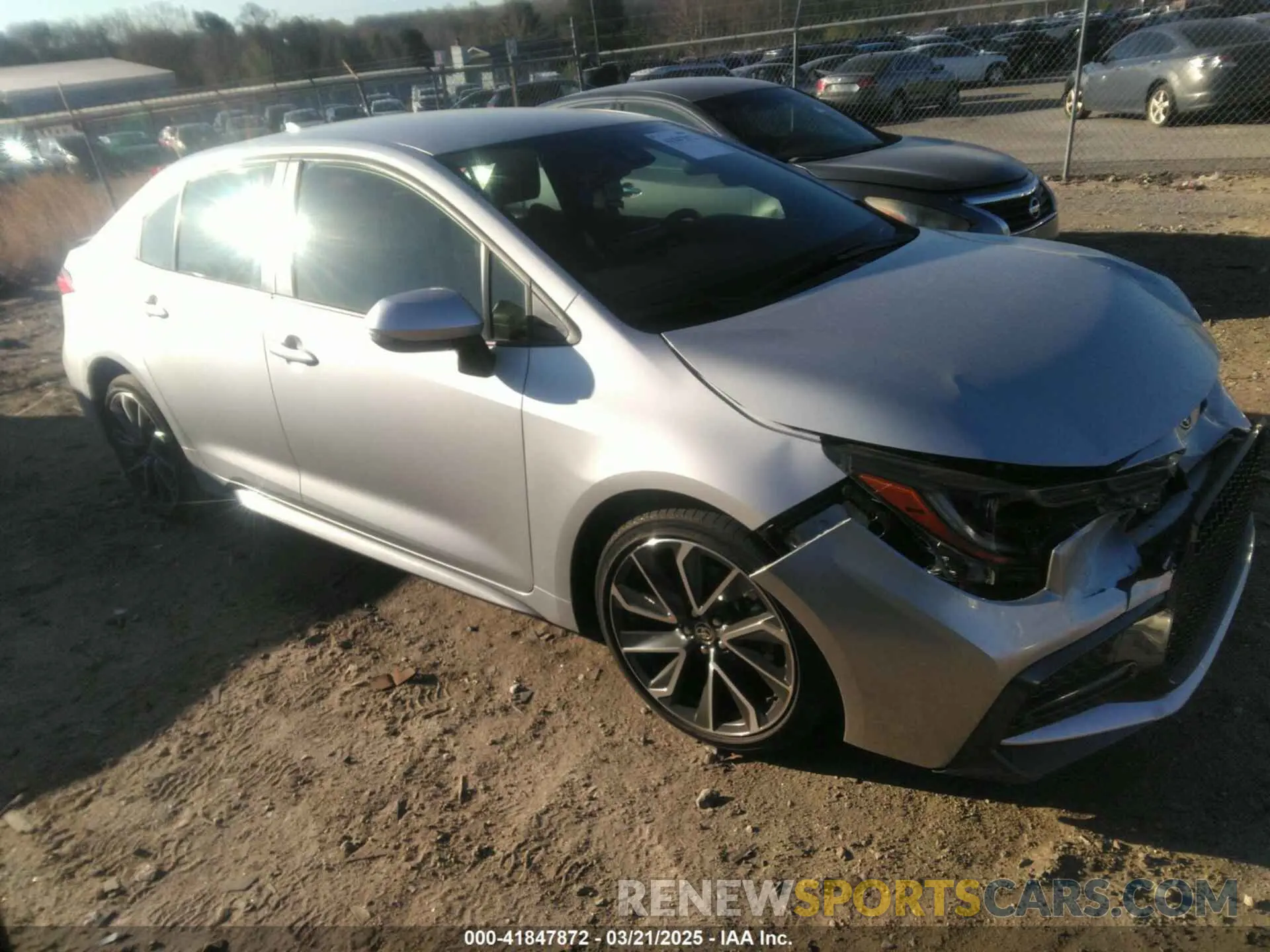 1 fotografías del automóvil dañado JTDS4MCE2NJ092435 TOYOTA COROLLA 2022