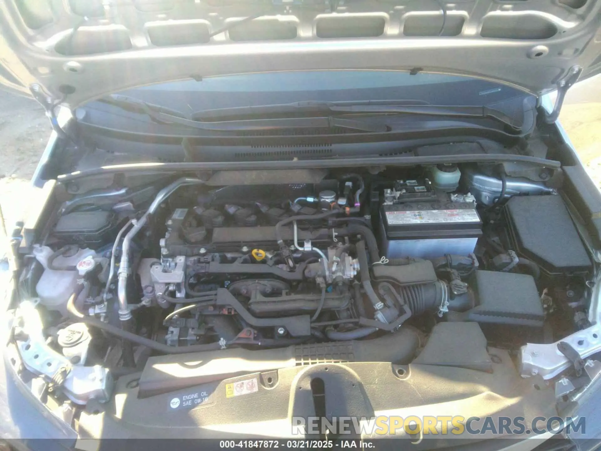 10 fotografías del automóvil dañado JTDS4MCE2NJ092435 TOYOTA COROLLA 2022