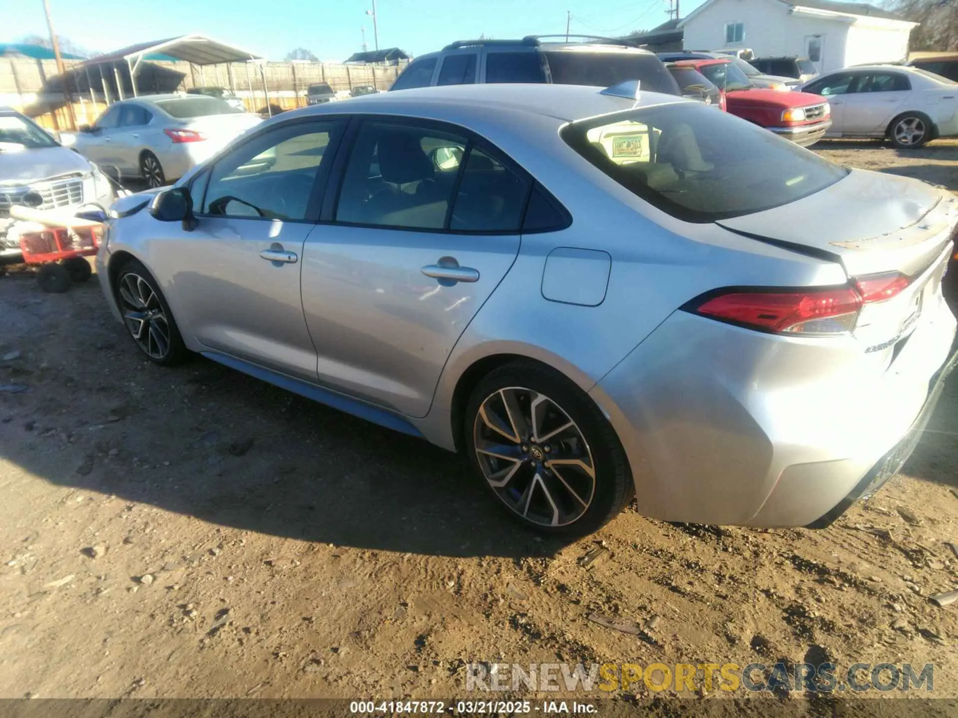 3 fotografías del automóvil dañado JTDS4MCE2NJ092435 TOYOTA COROLLA 2022