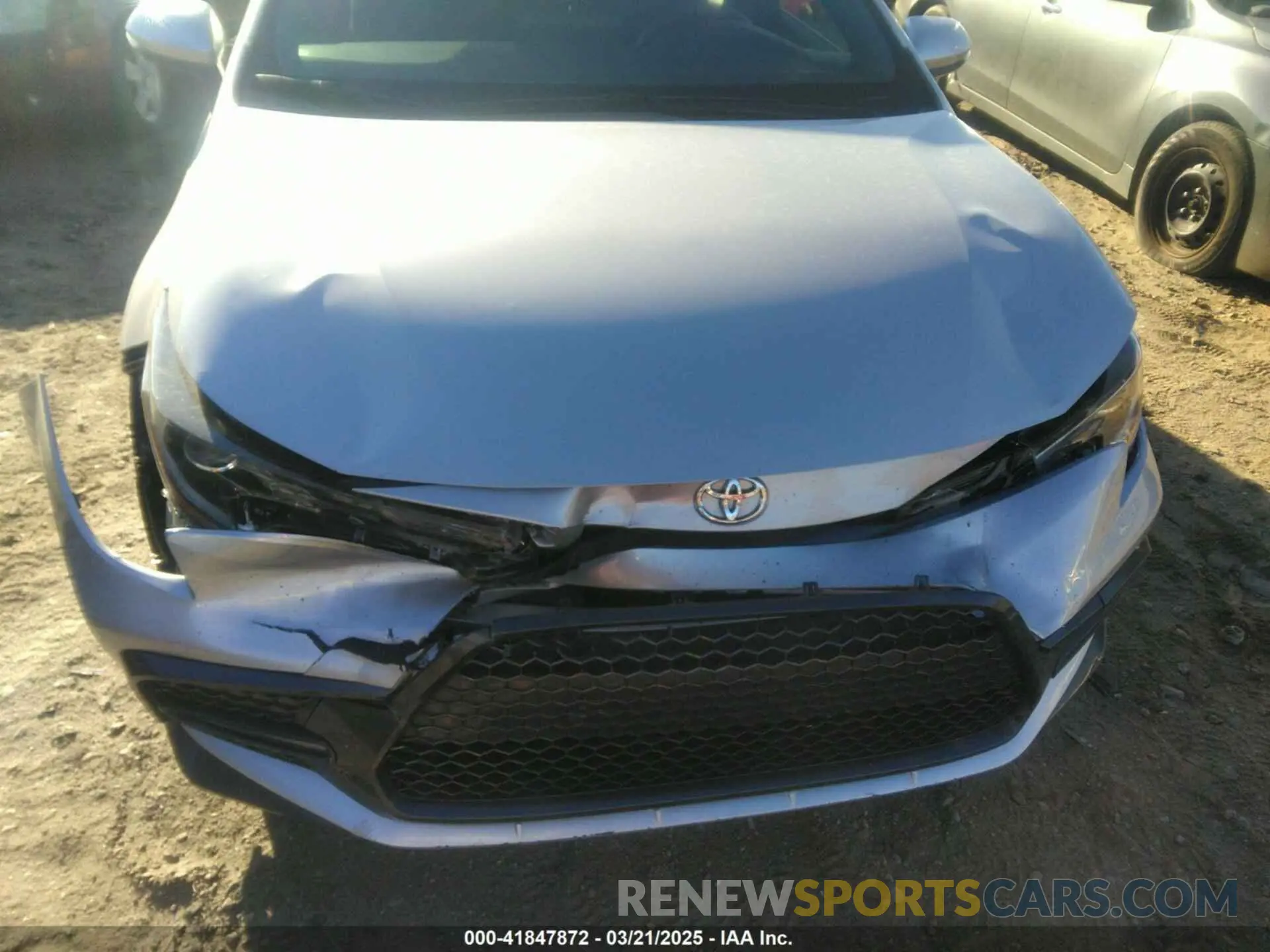 6 fotografías del automóvil dañado JTDS4MCE2NJ092435 TOYOTA COROLLA 2022