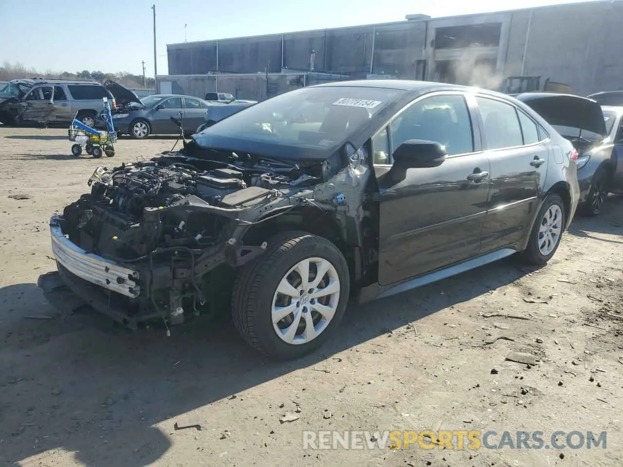 1 fotografías del automóvil dañado JTDS4MCE2NJ098252 TOYOTA COROLLA 2022