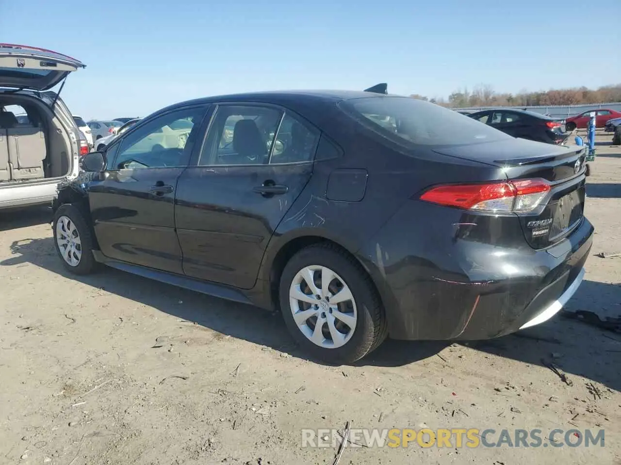 2 fotografías del automóvil dañado JTDS4MCE2NJ098252 TOYOTA COROLLA 2022