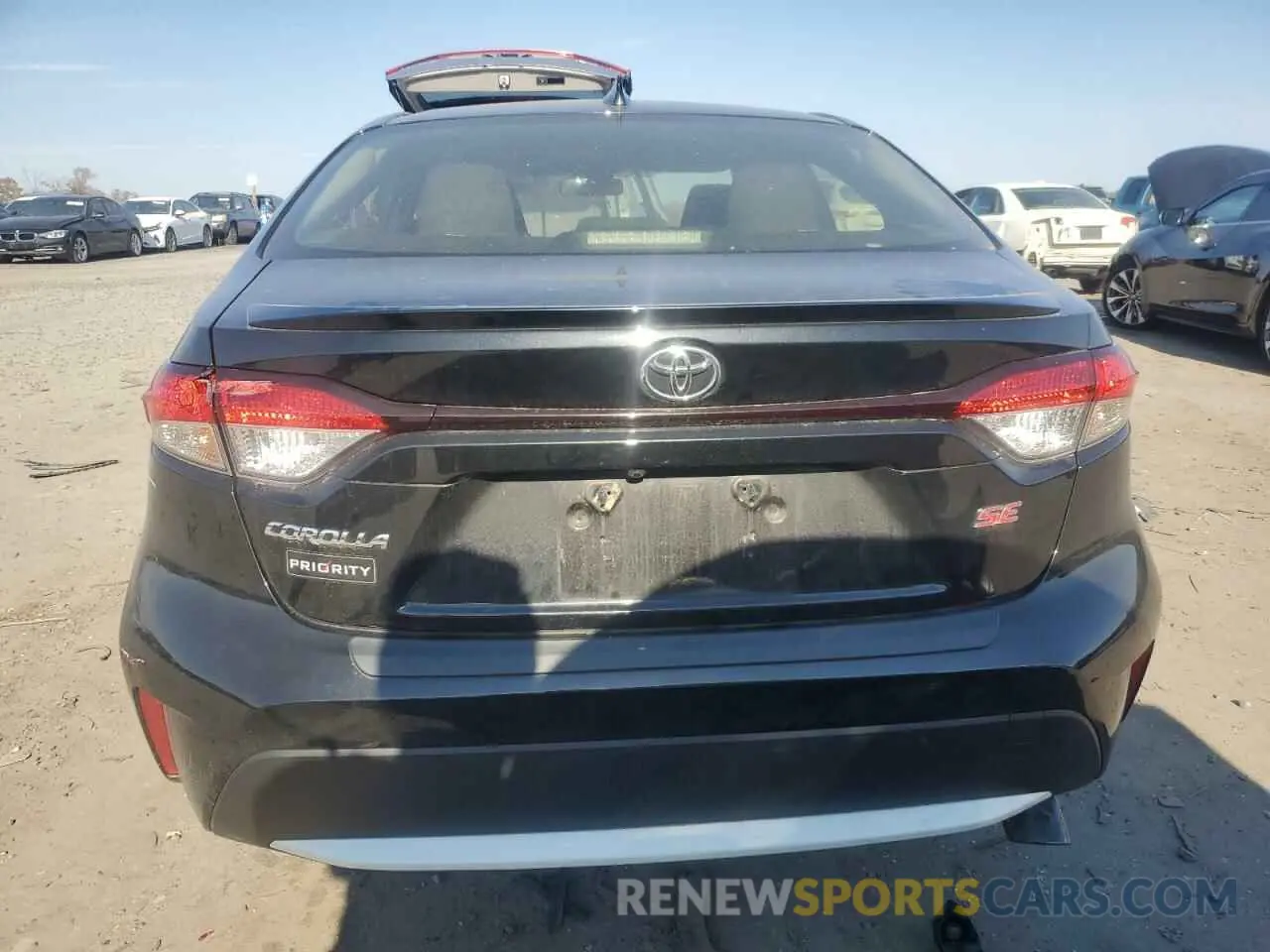 6 fotografías del automóvil dañado JTDS4MCE2NJ098252 TOYOTA COROLLA 2022
