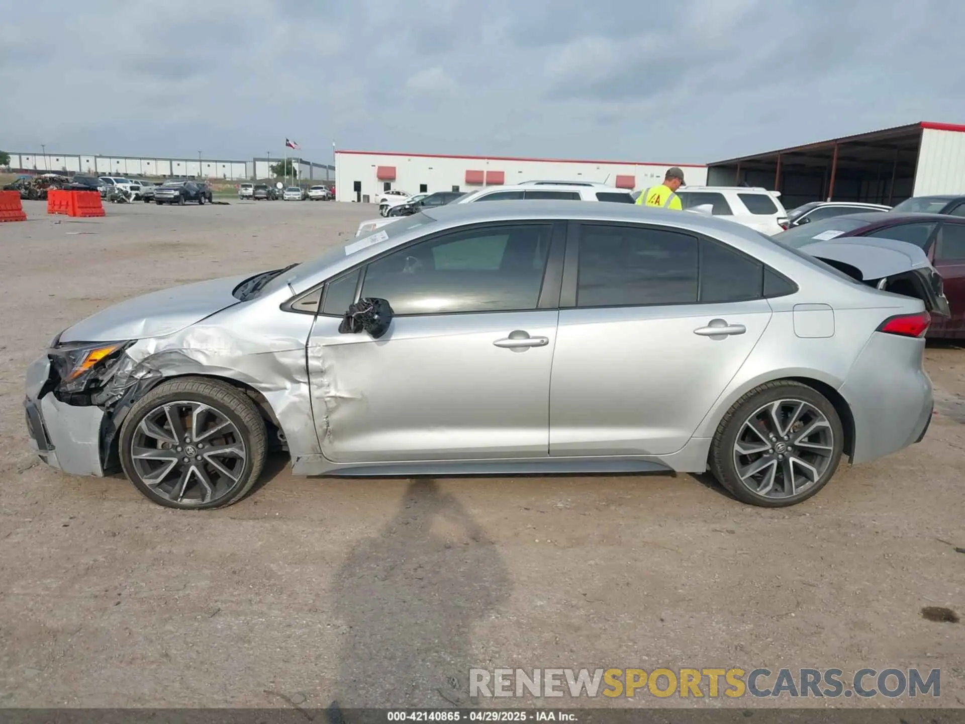 14 fotografías del automóvil dañado JTDS4MCE3N3504169 TOYOTA COROLLA 2022
