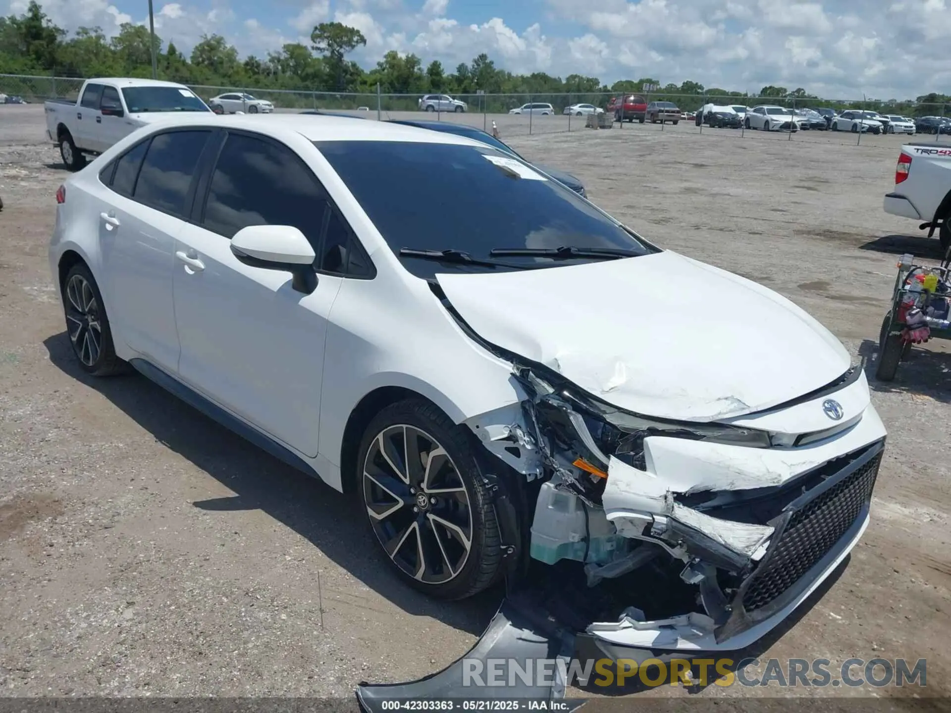 1 fotografías del automóvil dañado JTDS4MCE3NJ085588 TOYOTA COROLLA 2022