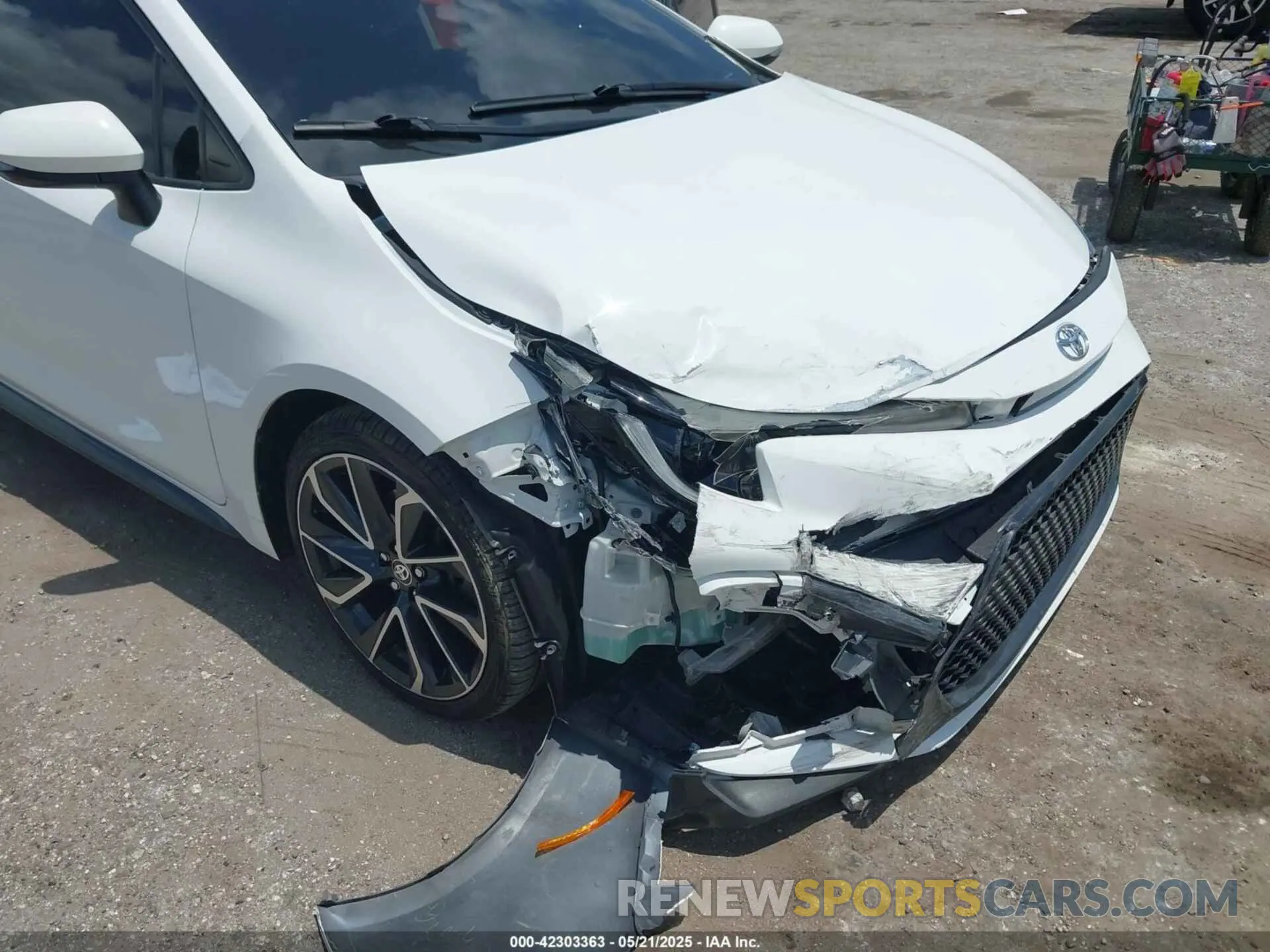 6 fotografías del automóvil dañado JTDS4MCE3NJ085588 TOYOTA COROLLA 2022