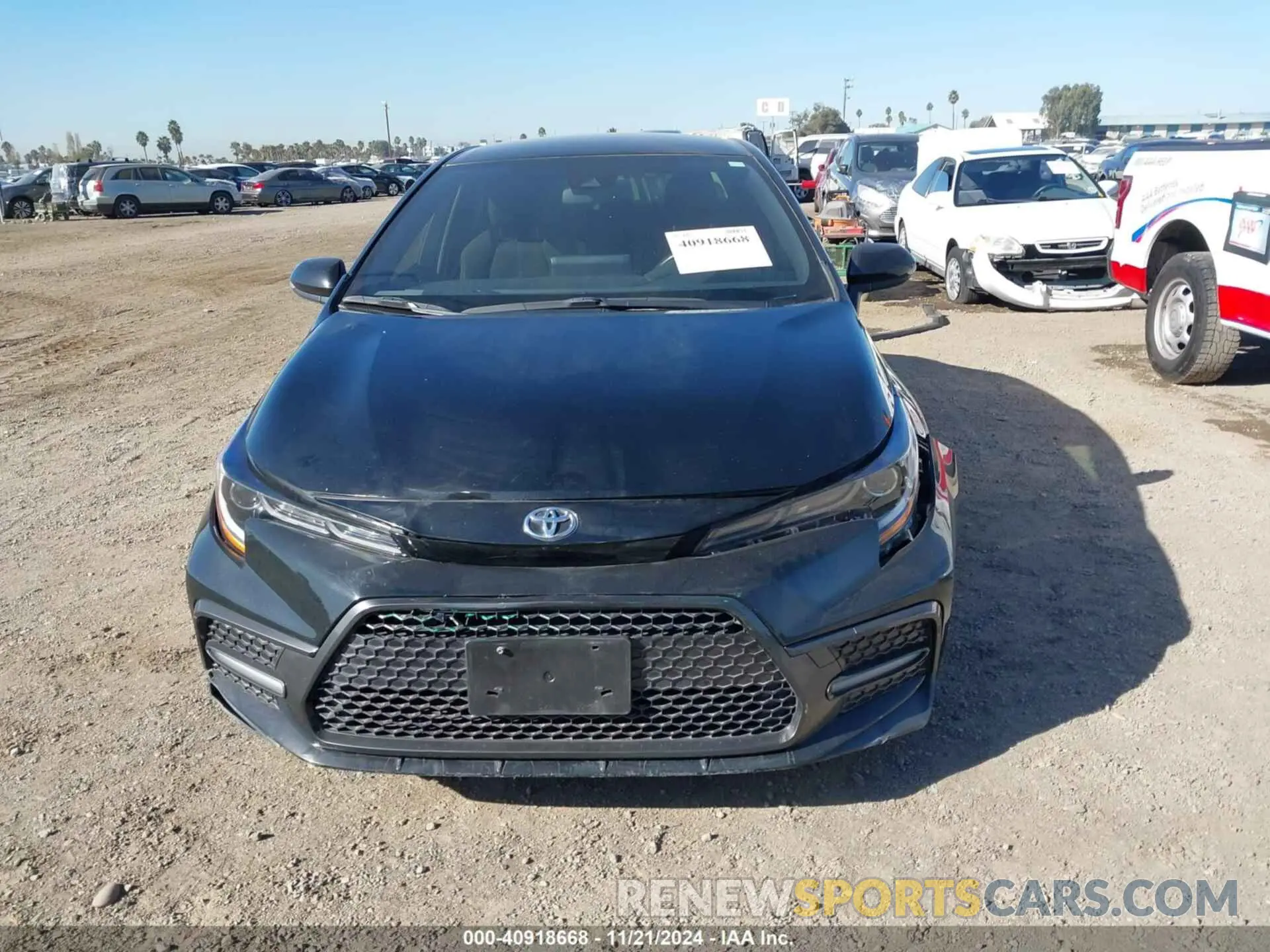 12 fotografías del automóvil dañado JTDS4MCE3NJ087759 TOYOTA COROLLA 2022