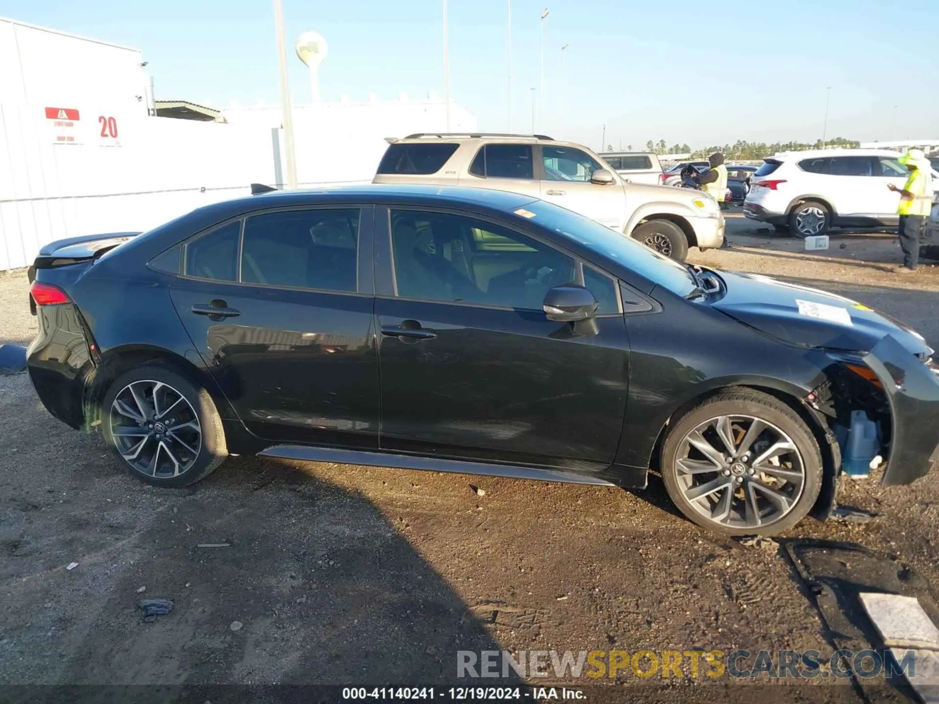 14 fotografías del automóvil dañado JTDS4MCE3NJ092279 TOYOTA COROLLA 2022