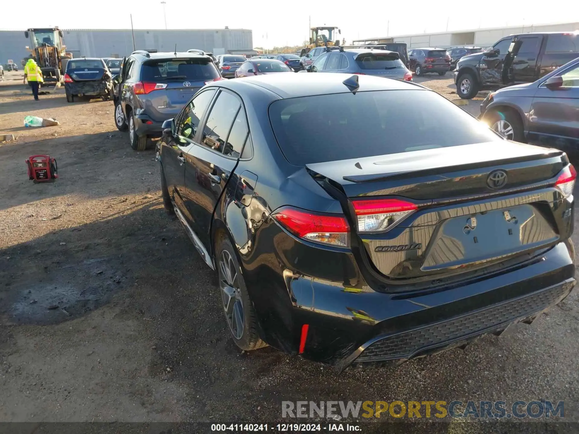 3 fotografías del automóvil dañado JTDS4MCE3NJ092279 TOYOTA COROLLA 2022