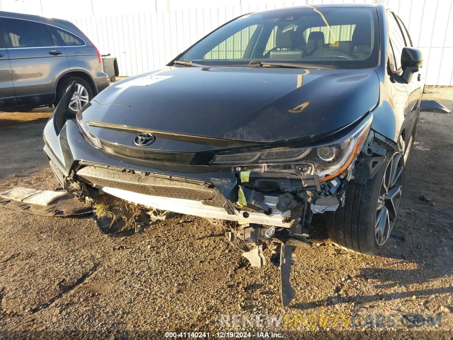 6 fotografías del automóvil dañado JTDS4MCE3NJ092279 TOYOTA COROLLA 2022