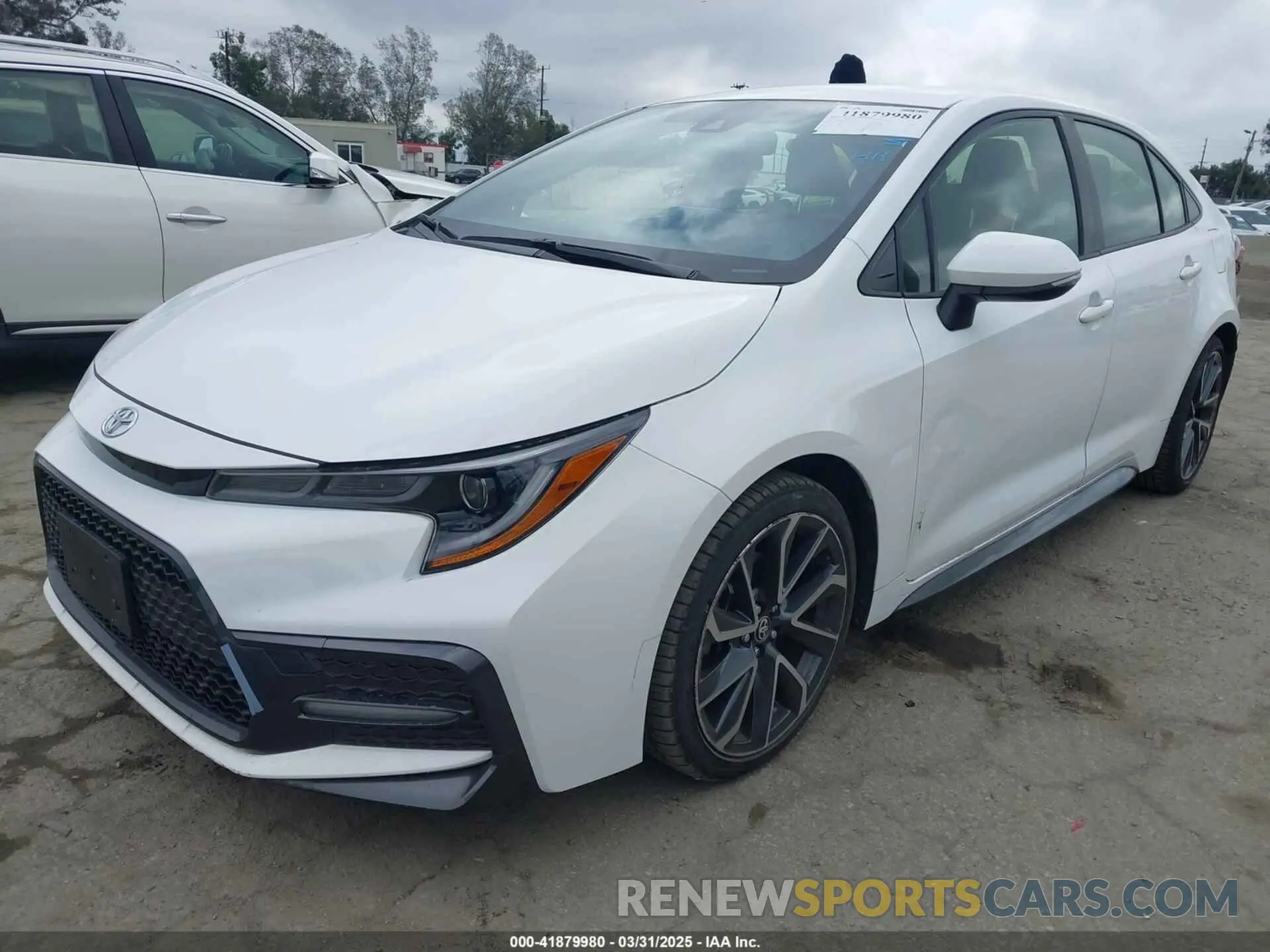 2 fotografías del automóvil dañado JTDS4MCE4N3502754 TOYOTA COROLLA 2022
