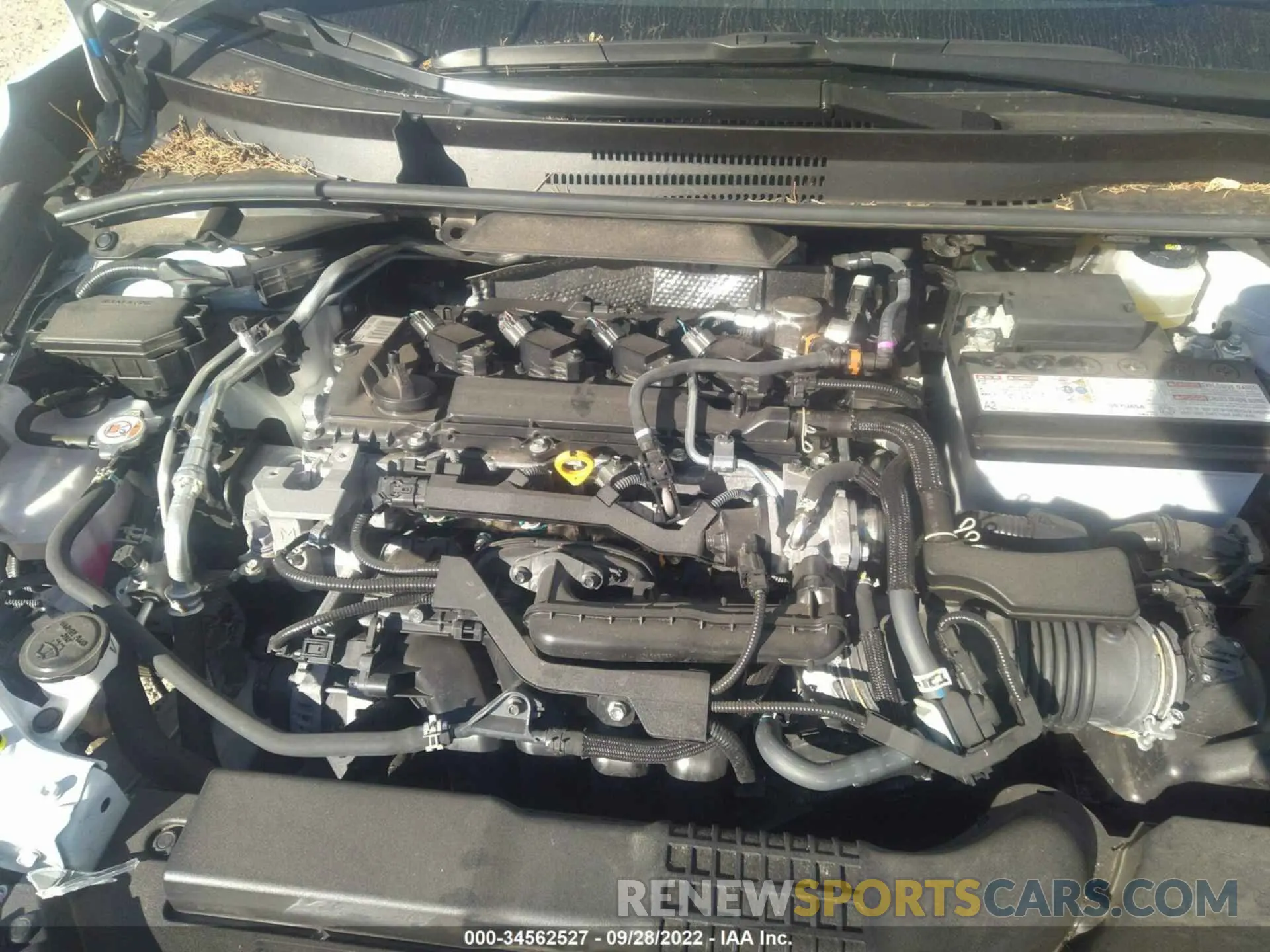10 fotografías del automóvil dañado JTDS4MCE4NJ087981 TOYOTA COROLLA 2022