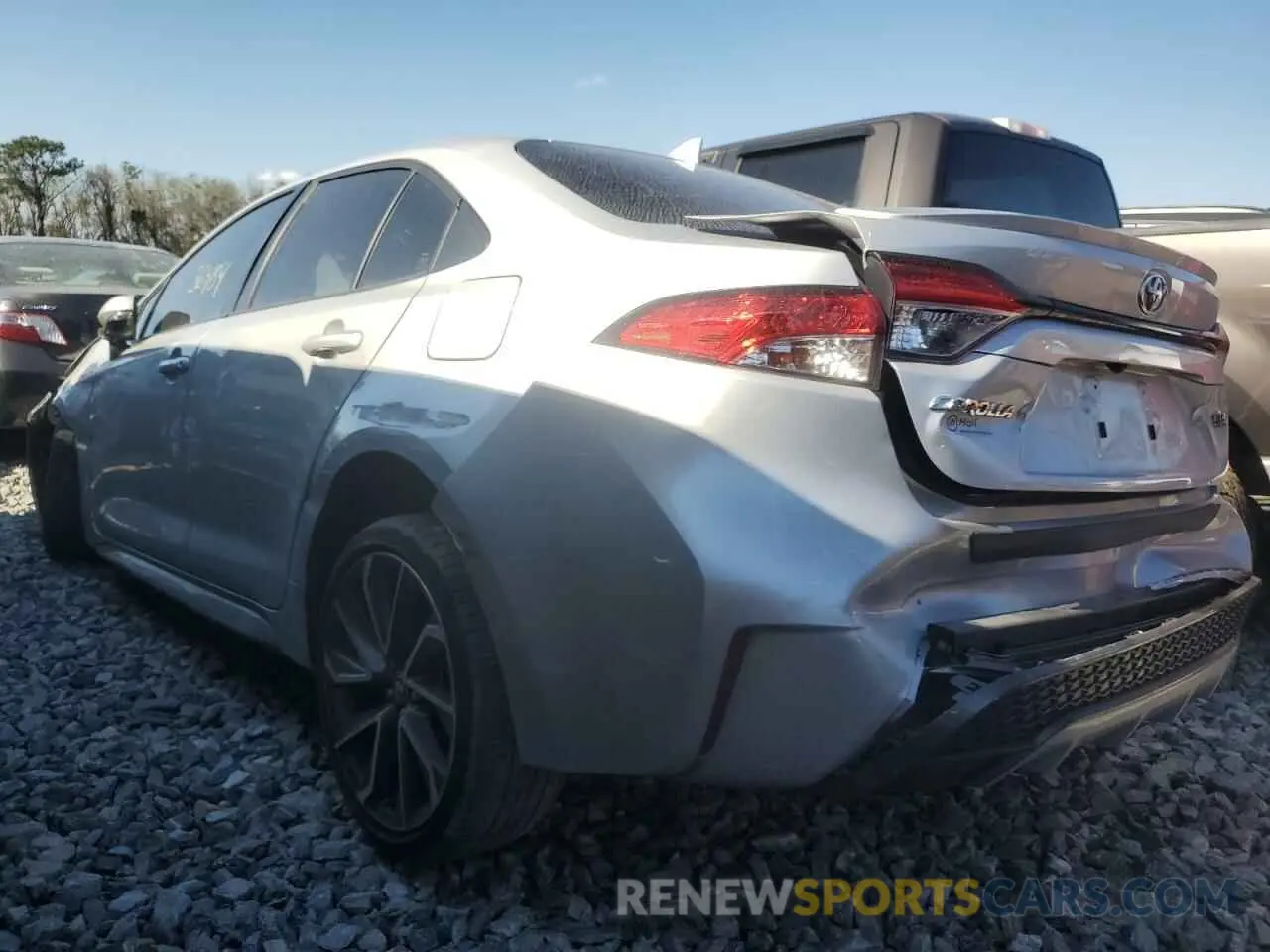 2 fotografías del automóvil dañado JTDS4MCE4NJ088709 TOYOTA COROLLA 2022