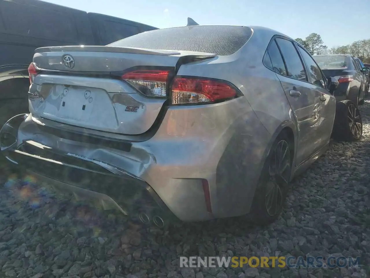 3 fotografías del automóvil dañado JTDS4MCE4NJ088709 TOYOTA COROLLA 2022