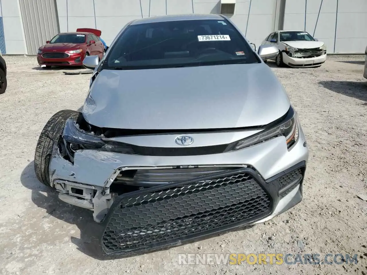 5 fotografías del automóvil dañado JTDS4MCE4NJ088709 TOYOTA COROLLA 2022