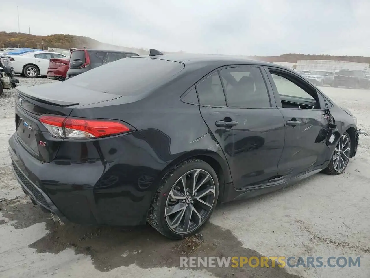 3 fotografías del automóvil dañado JTDS4MCE4NJ093425 TOYOTA COROLLA 2022