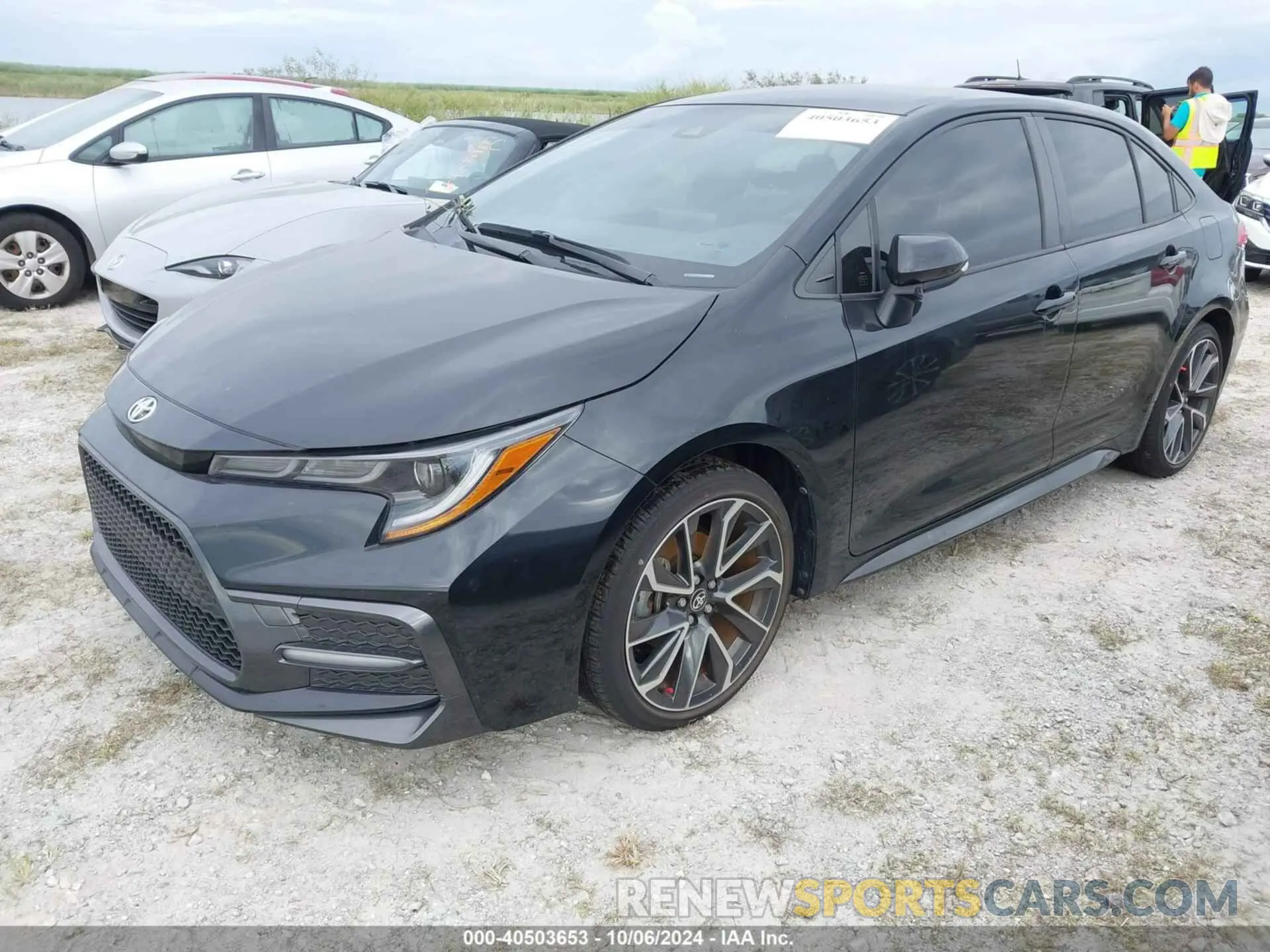 2 fotografías del automóvil dañado JTDS4MCE4NJ095580 TOYOTA COROLLA 2022