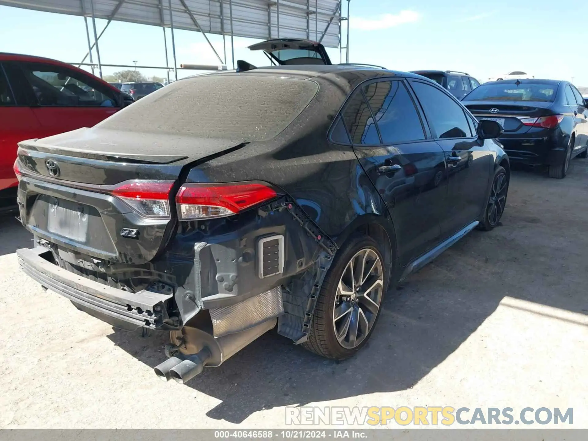 4 fotografías del automóvil dañado JTDS4MCE4NJ097118 TOYOTA COROLLA 2022
