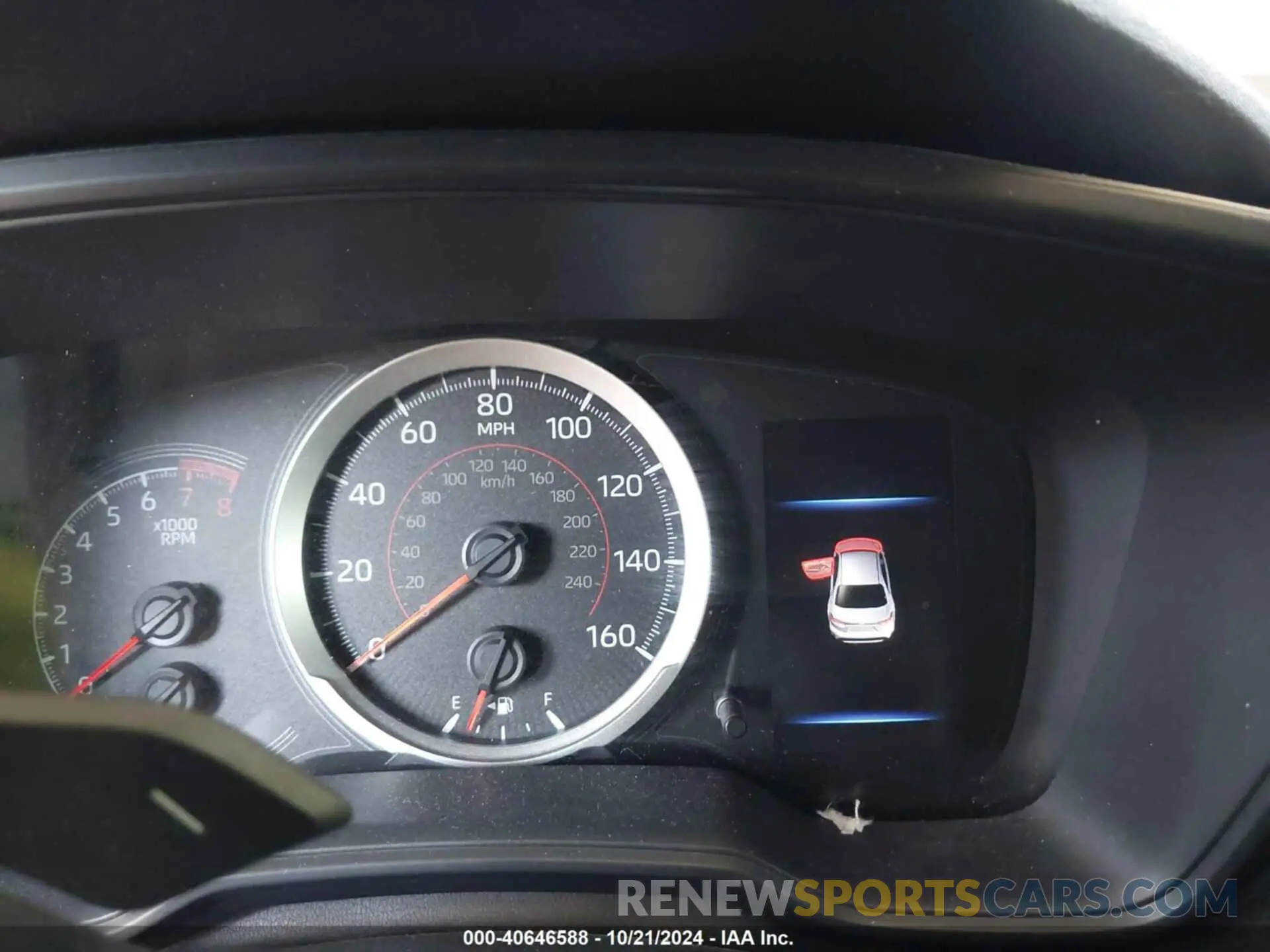 7 fotografías del automóvil dañado JTDS4MCE4NJ097118 TOYOTA COROLLA 2022
