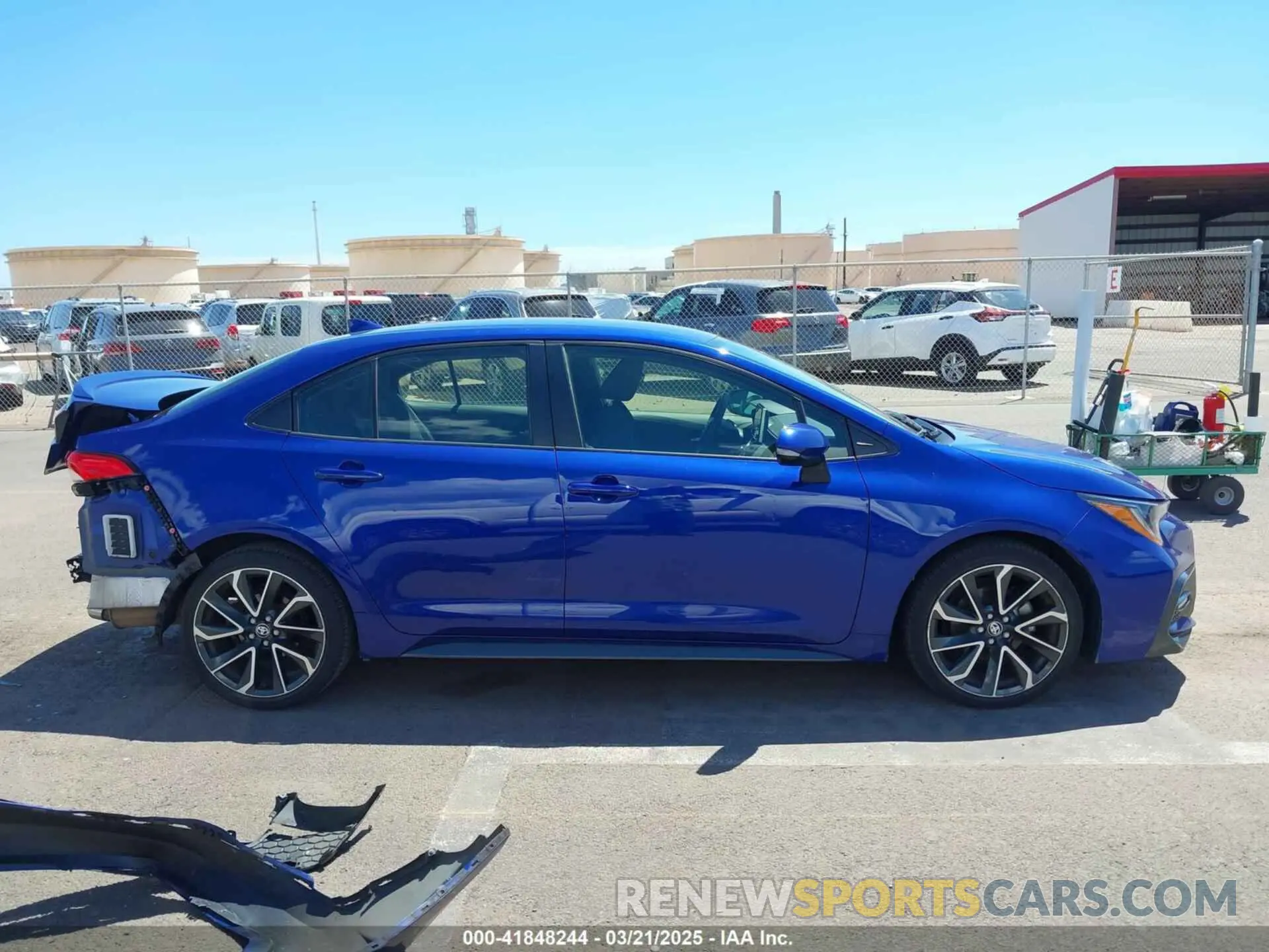 14 fotografías del automóvil dañado JTDS4MCE4NJ099869 TOYOTA COROLLA 2022