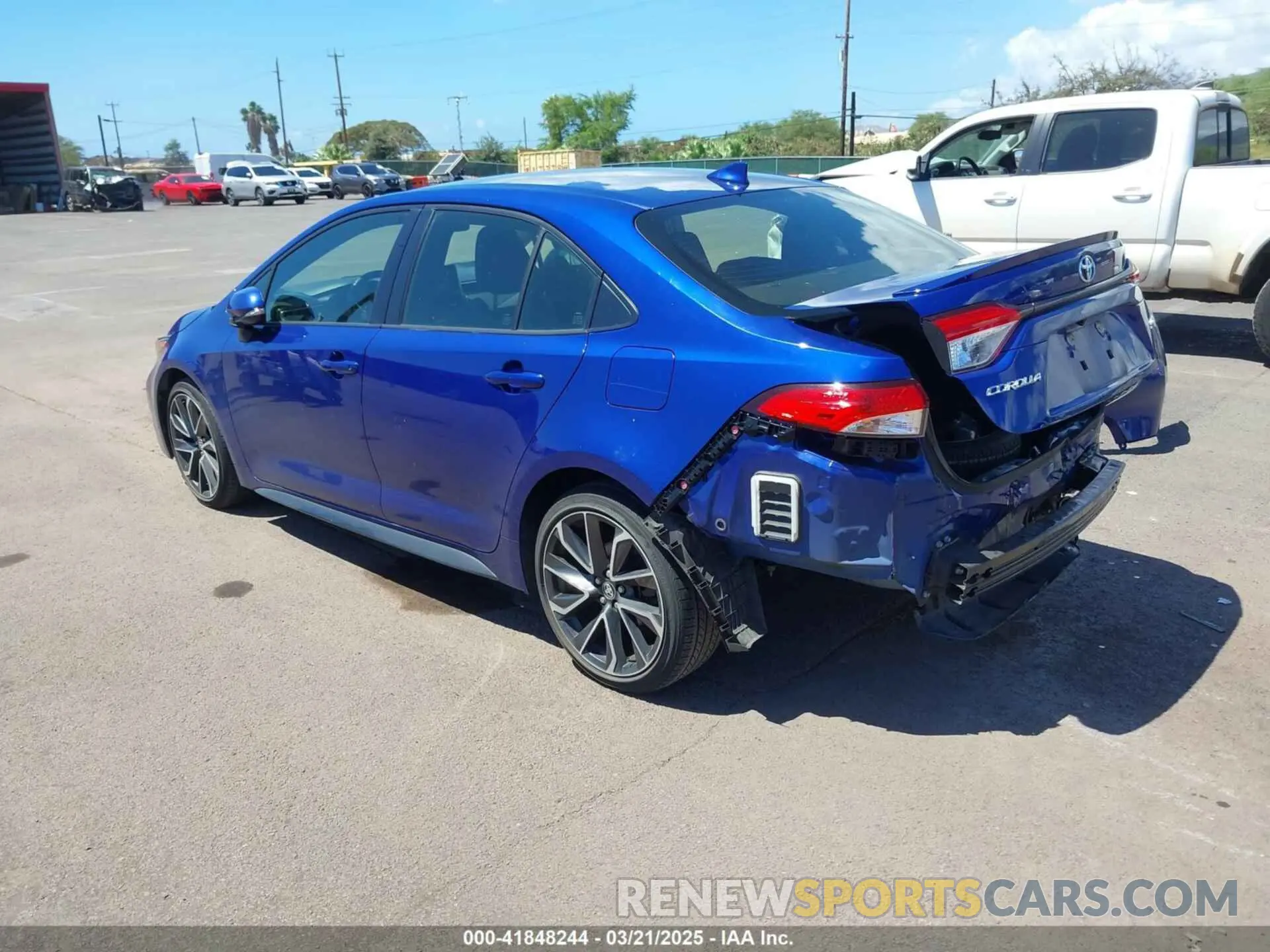 3 fotografías del automóvil dañado JTDS4MCE4NJ099869 TOYOTA COROLLA 2022