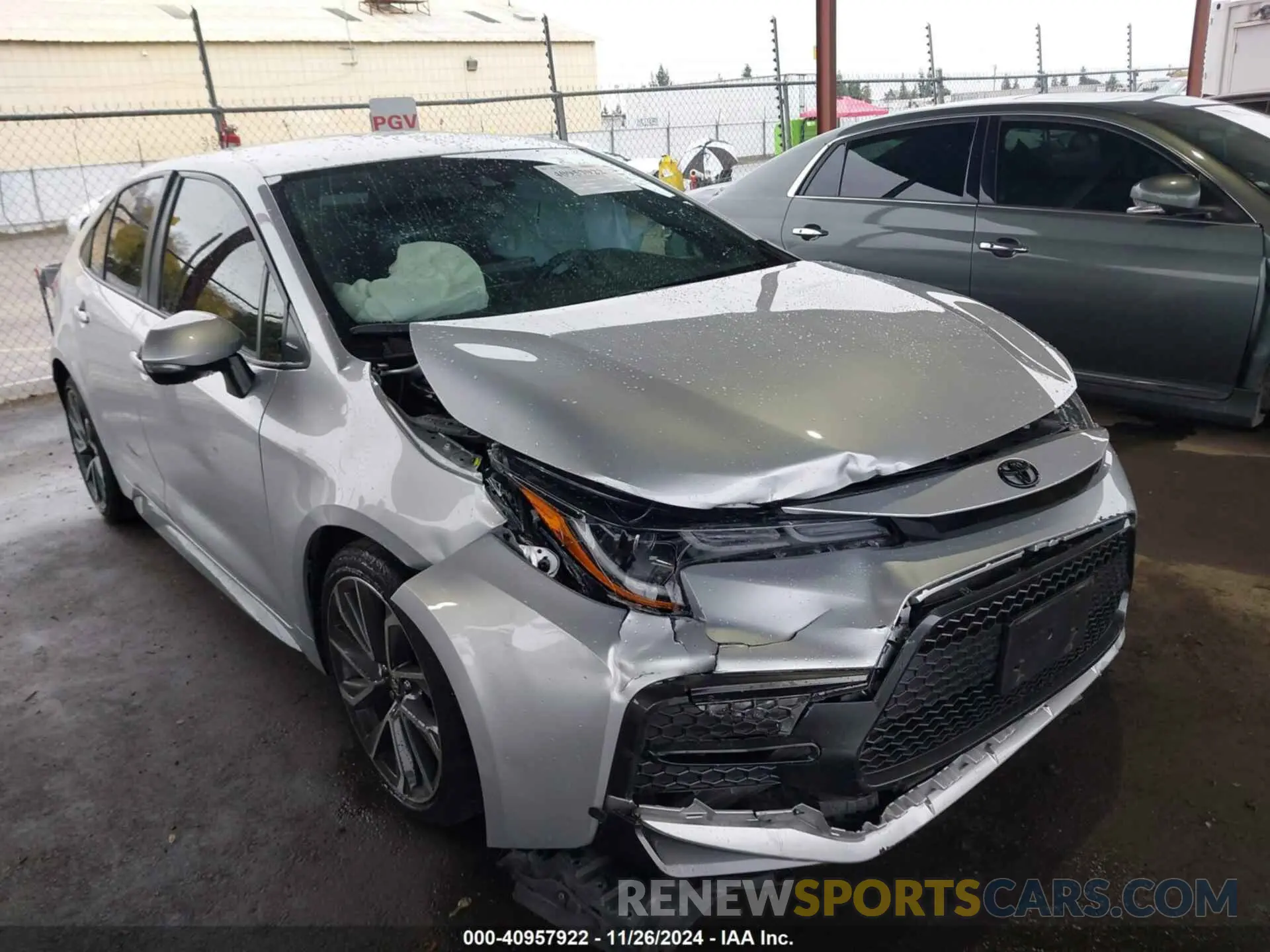 13 fotografías del automóvil dañado JTDS4MCE5N3503850 TOYOTA COROLLA 2022