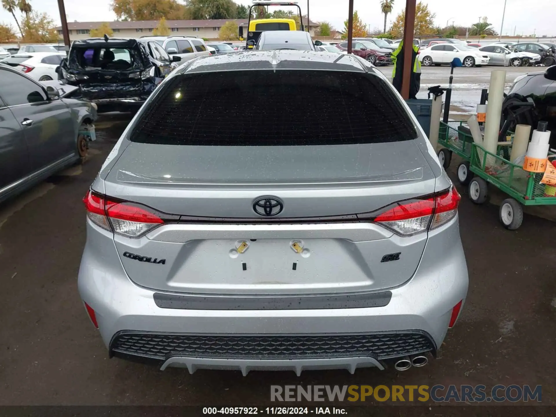 16 fotografías del automóvil dañado JTDS4MCE5N3503850 TOYOTA COROLLA 2022