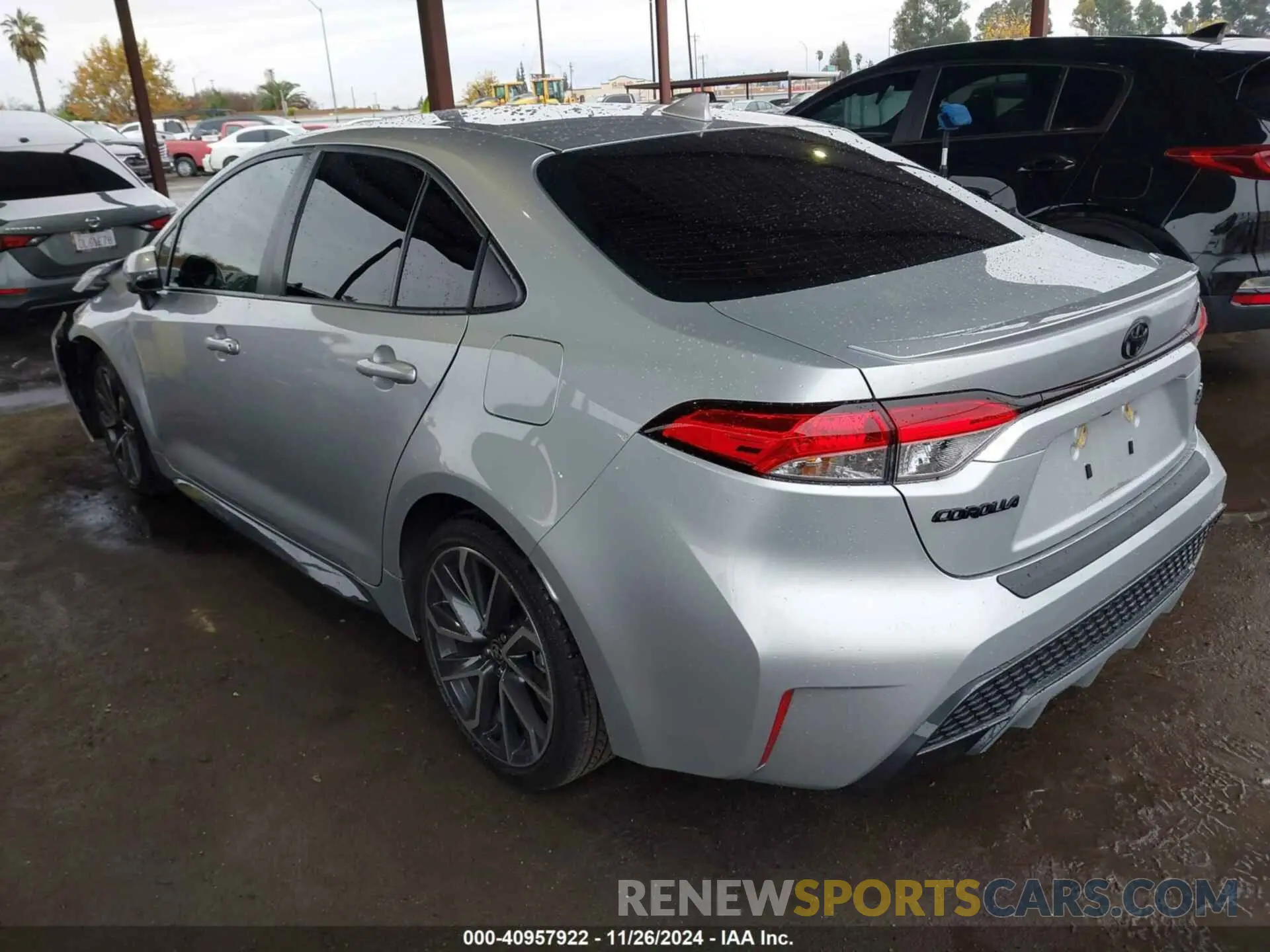 3 fotografías del automóvil dañado JTDS4MCE5N3503850 TOYOTA COROLLA 2022