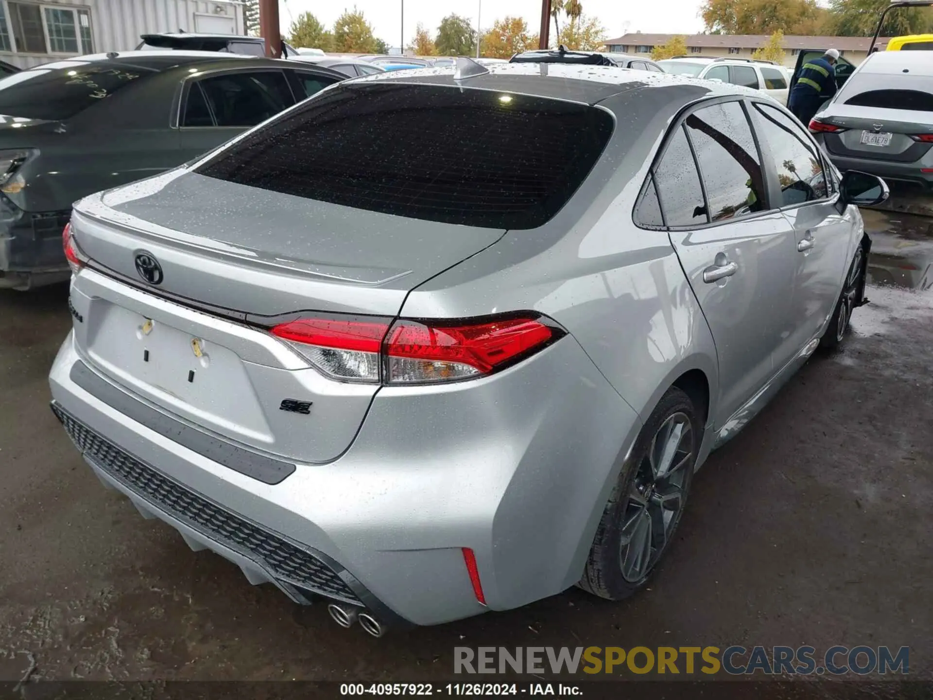 4 fotografías del automóvil dañado JTDS4MCE5N3503850 TOYOTA COROLLA 2022