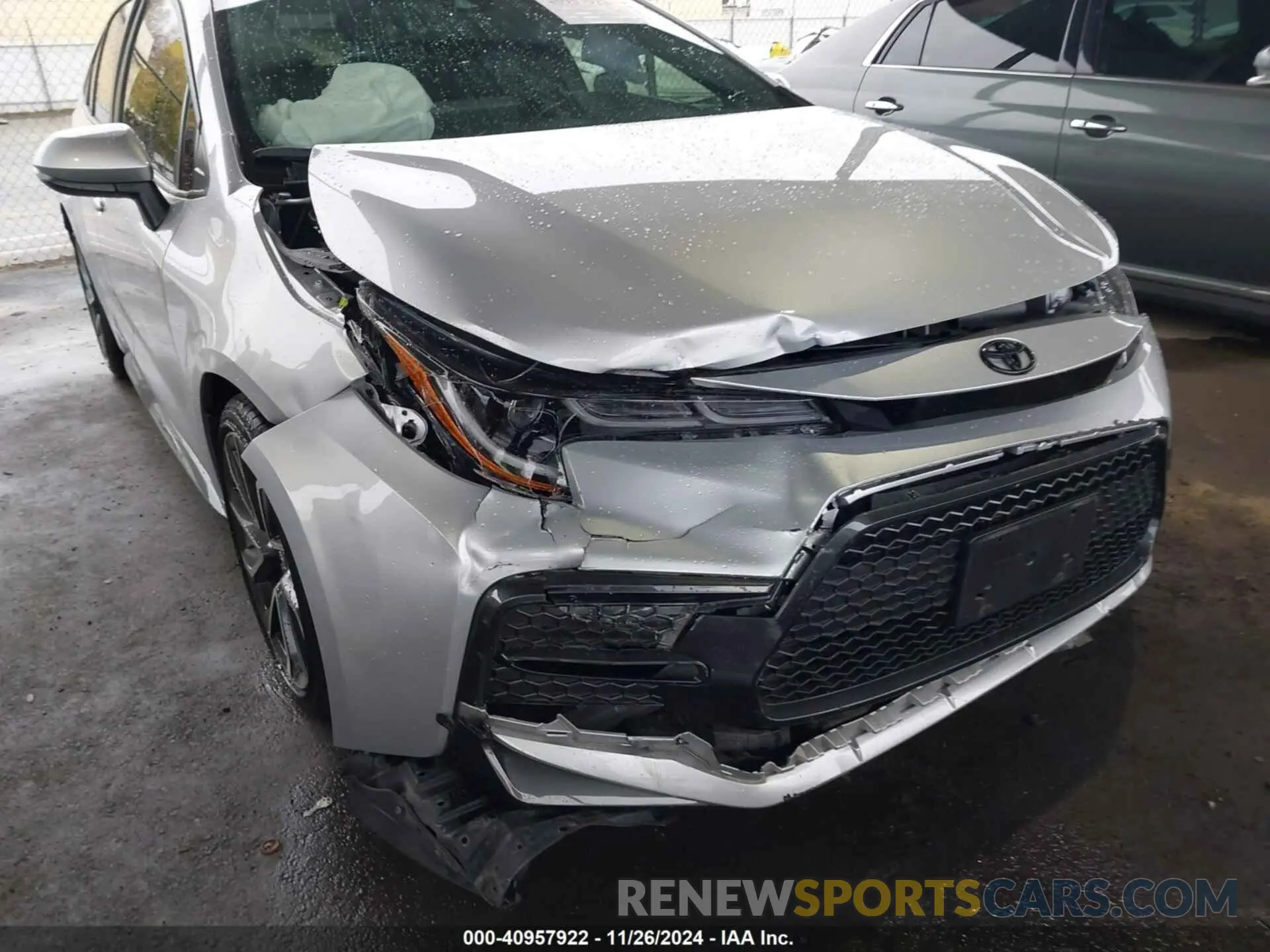 6 fotografías del automóvil dañado JTDS4MCE5N3503850 TOYOTA COROLLA 2022