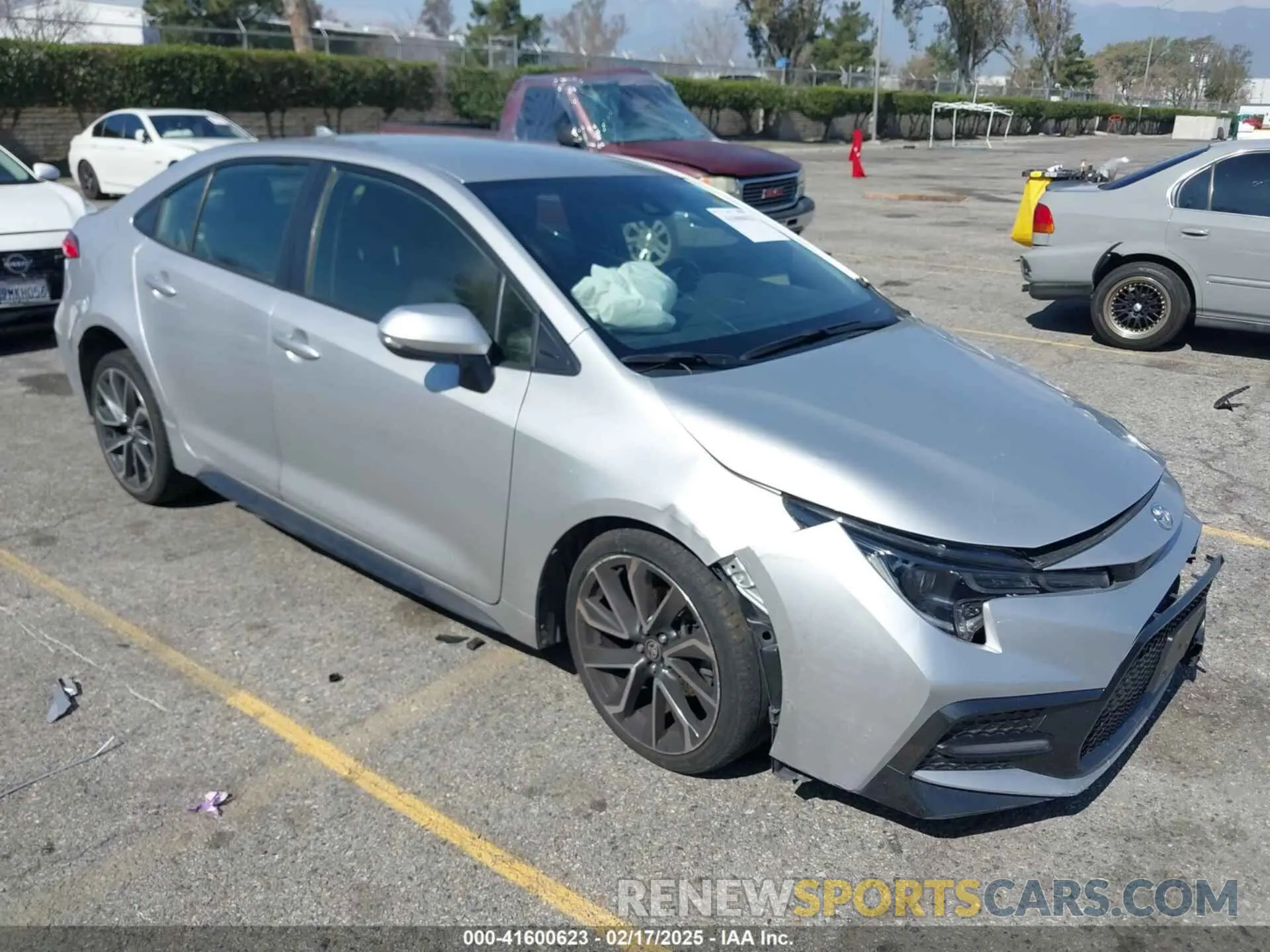 1 fotografías del automóvil dañado JTDS4MCE5NJ081154 TOYOTA COROLLA 2022