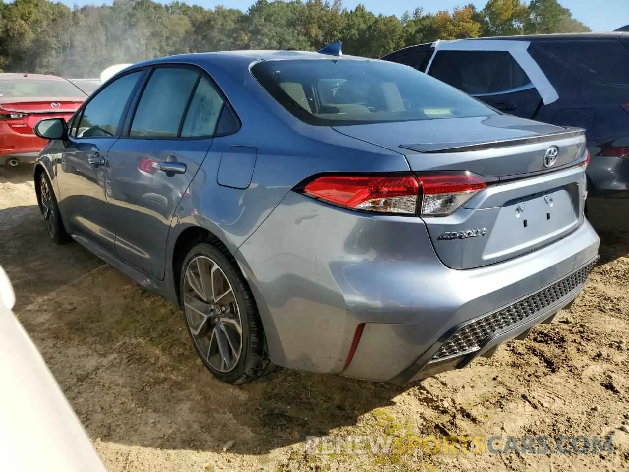 2 fotografías del automóvil dañado JTDS4MCE5NJ081820 TOYOTA COROLLA 2022